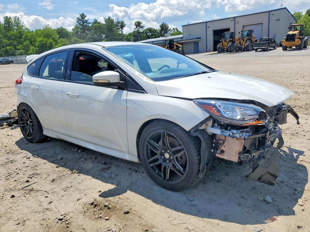 2013 Ford Focus St White vin: 1FADP3L93DL311487