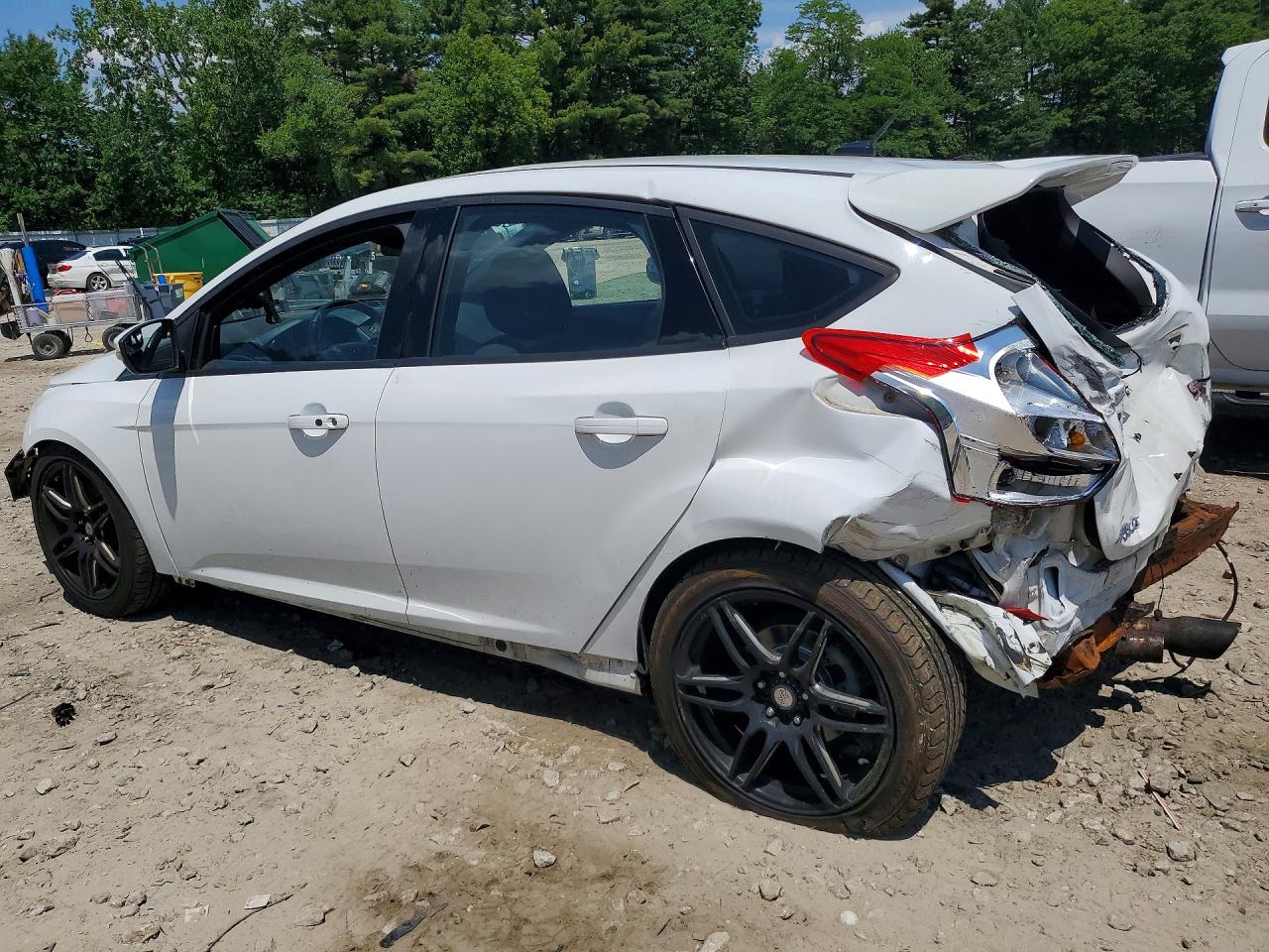 2013 Ford Focus St White vin: 1FADP3L93DL311487