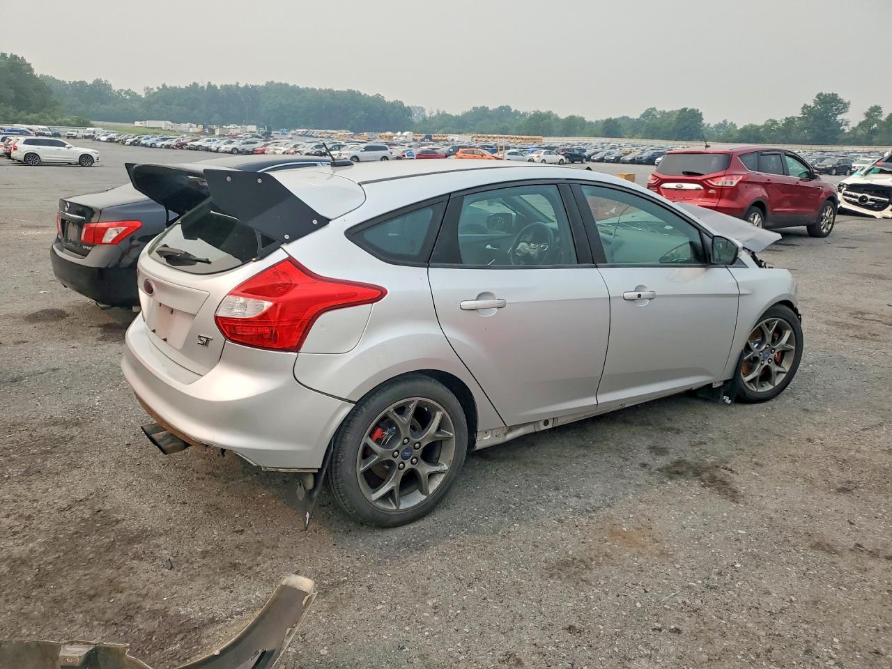 2014 Ford Focus St Silver vin: 1FADP3L93EL199470