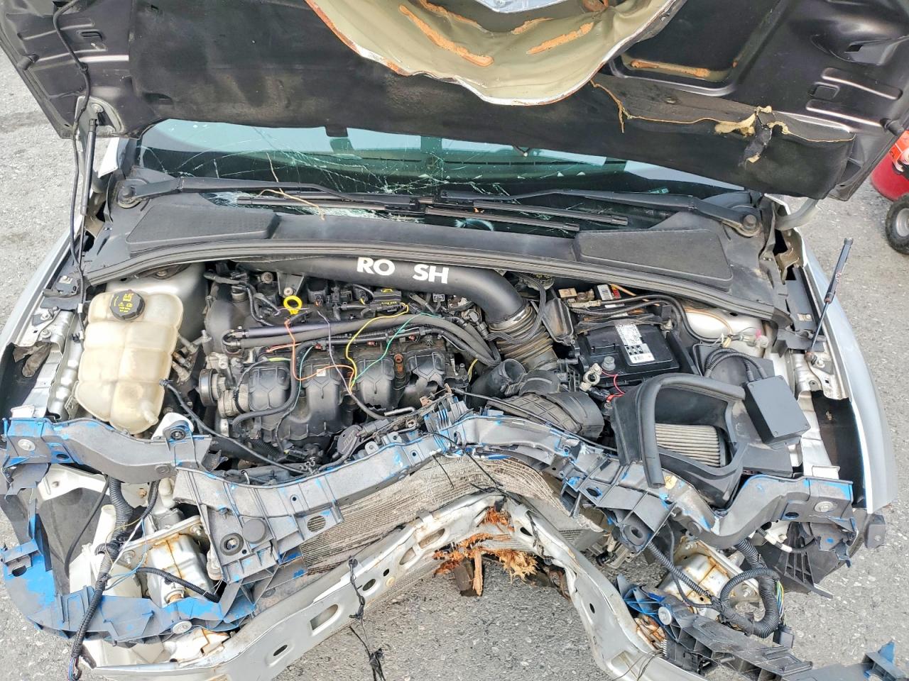 2014 Ford Focus St Silver vin: 1FADP3L93EL199470