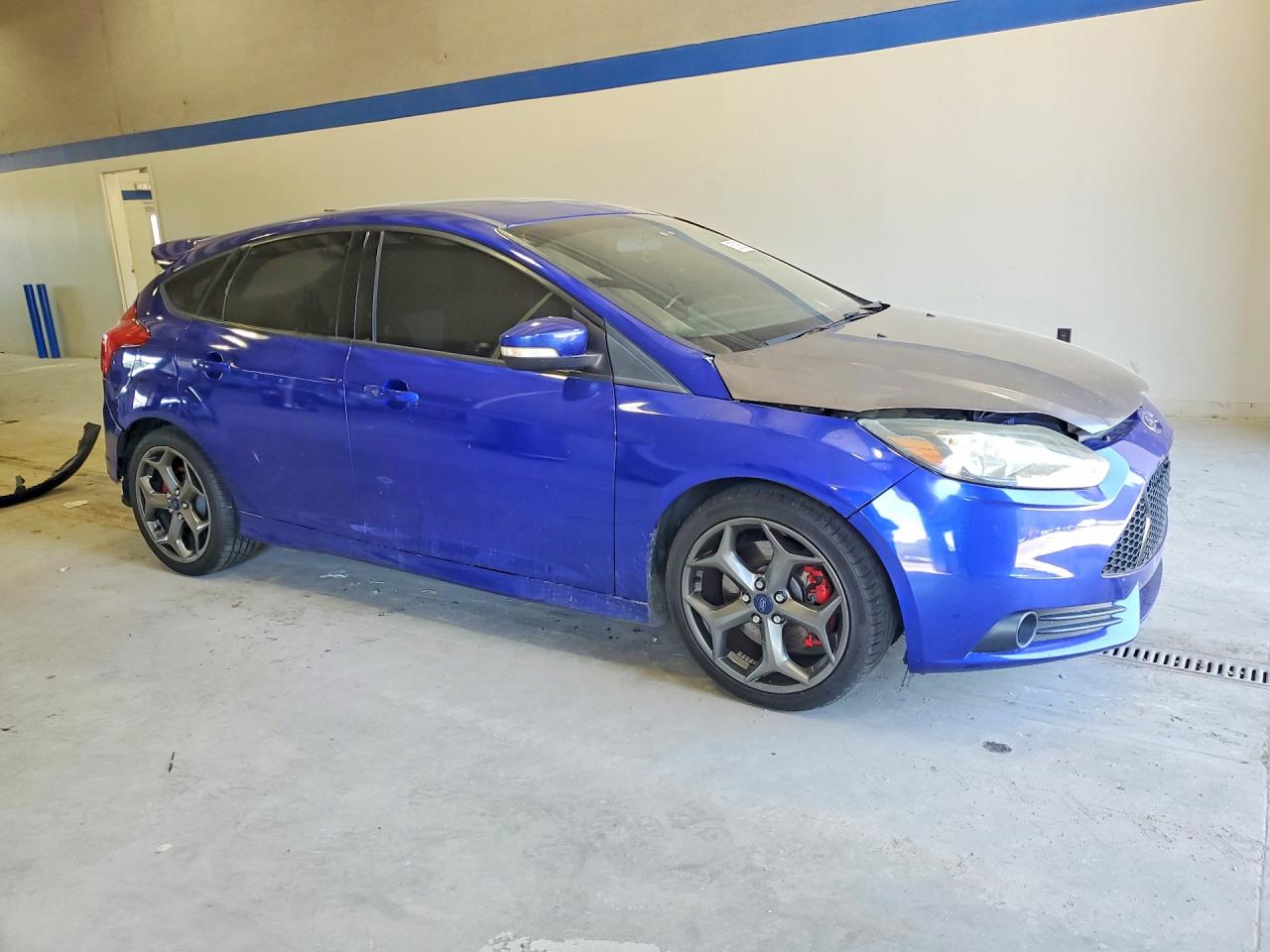 2014 Ford Focus St Blue vin: 1FADP3L93EL388071