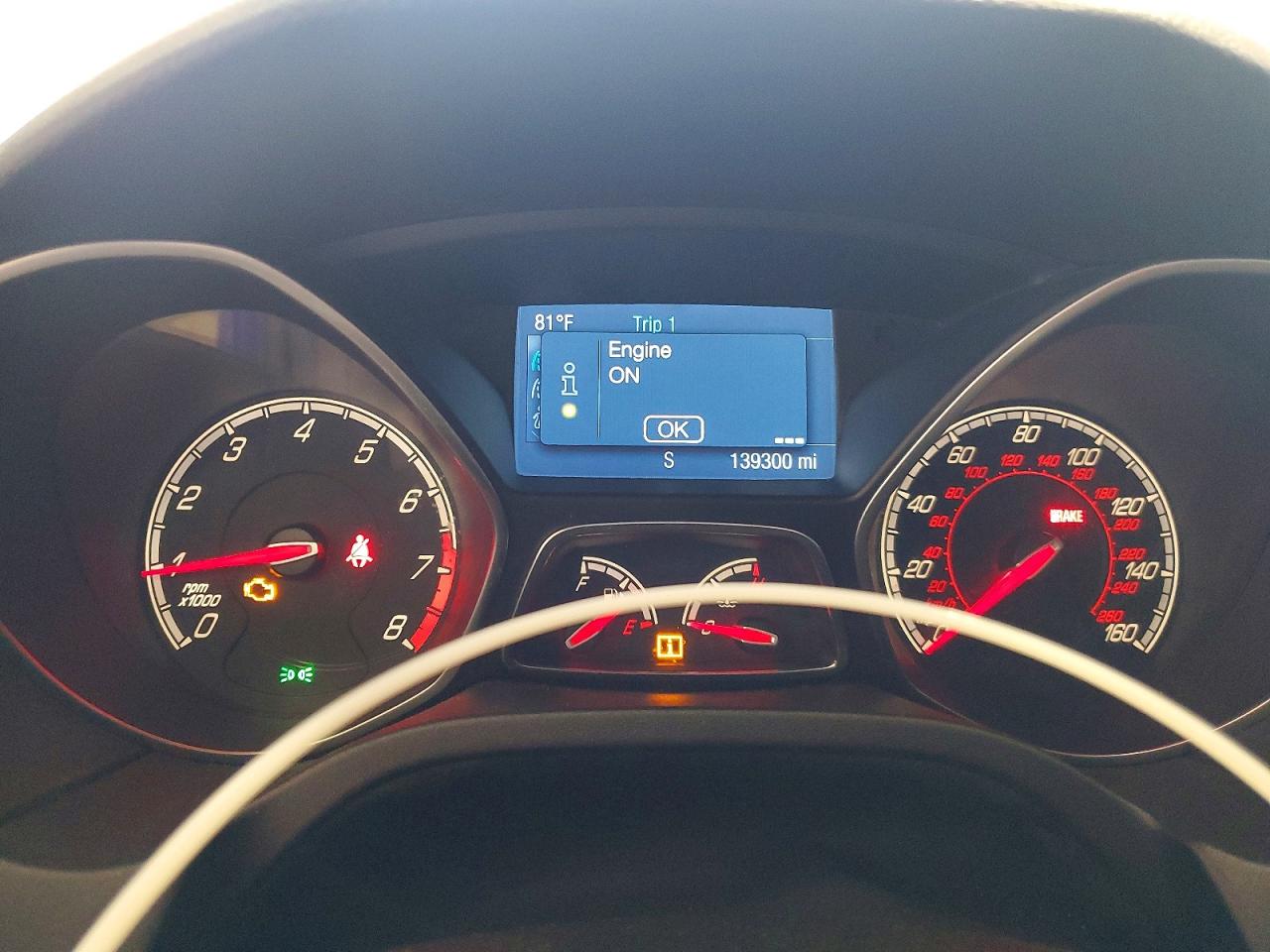 2014 Ford Focus St Blue vin: 1FADP3L93EL388071