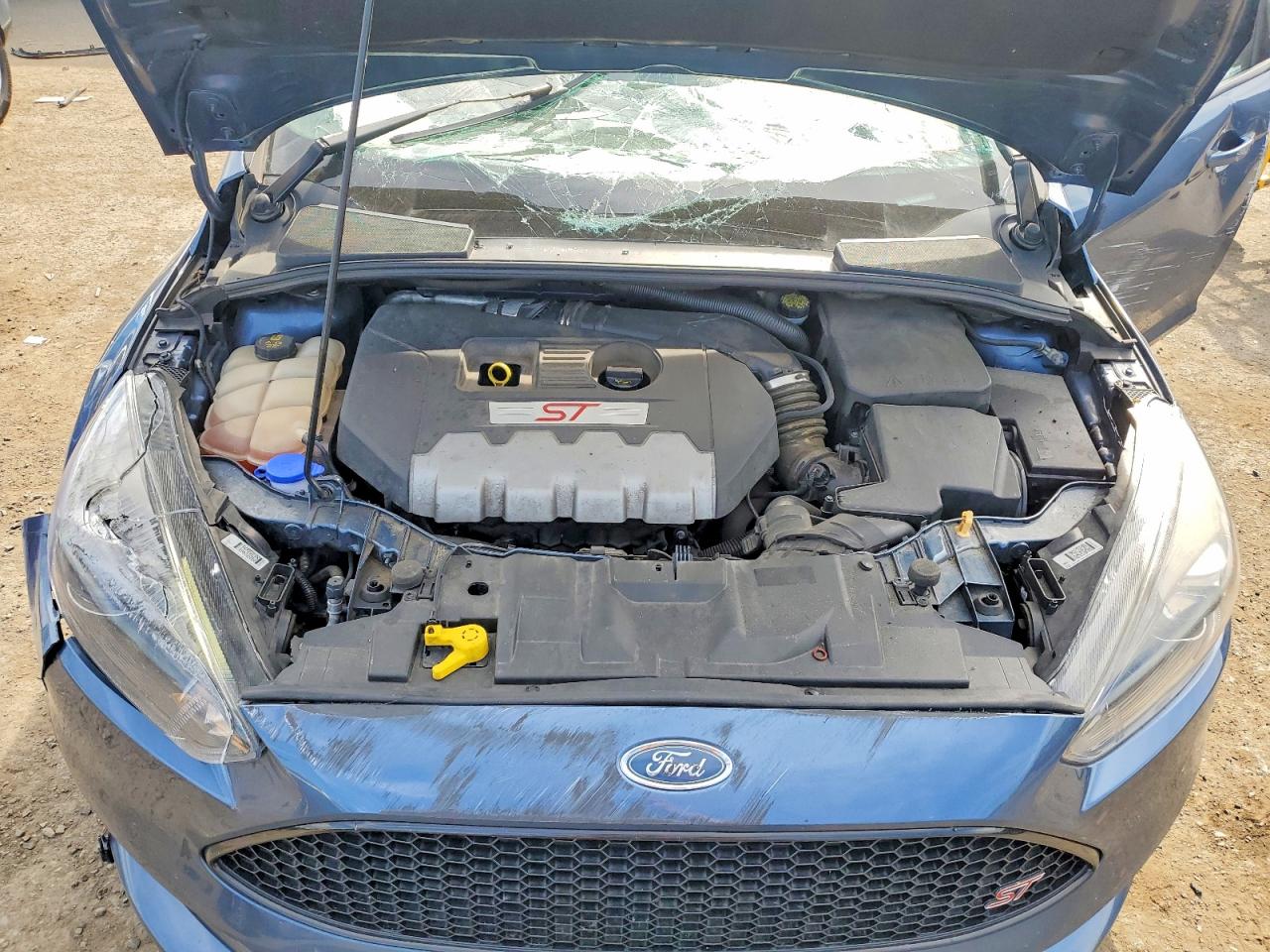 2018 Ford Focus St Blue vin: 1FADP3L93JL225950