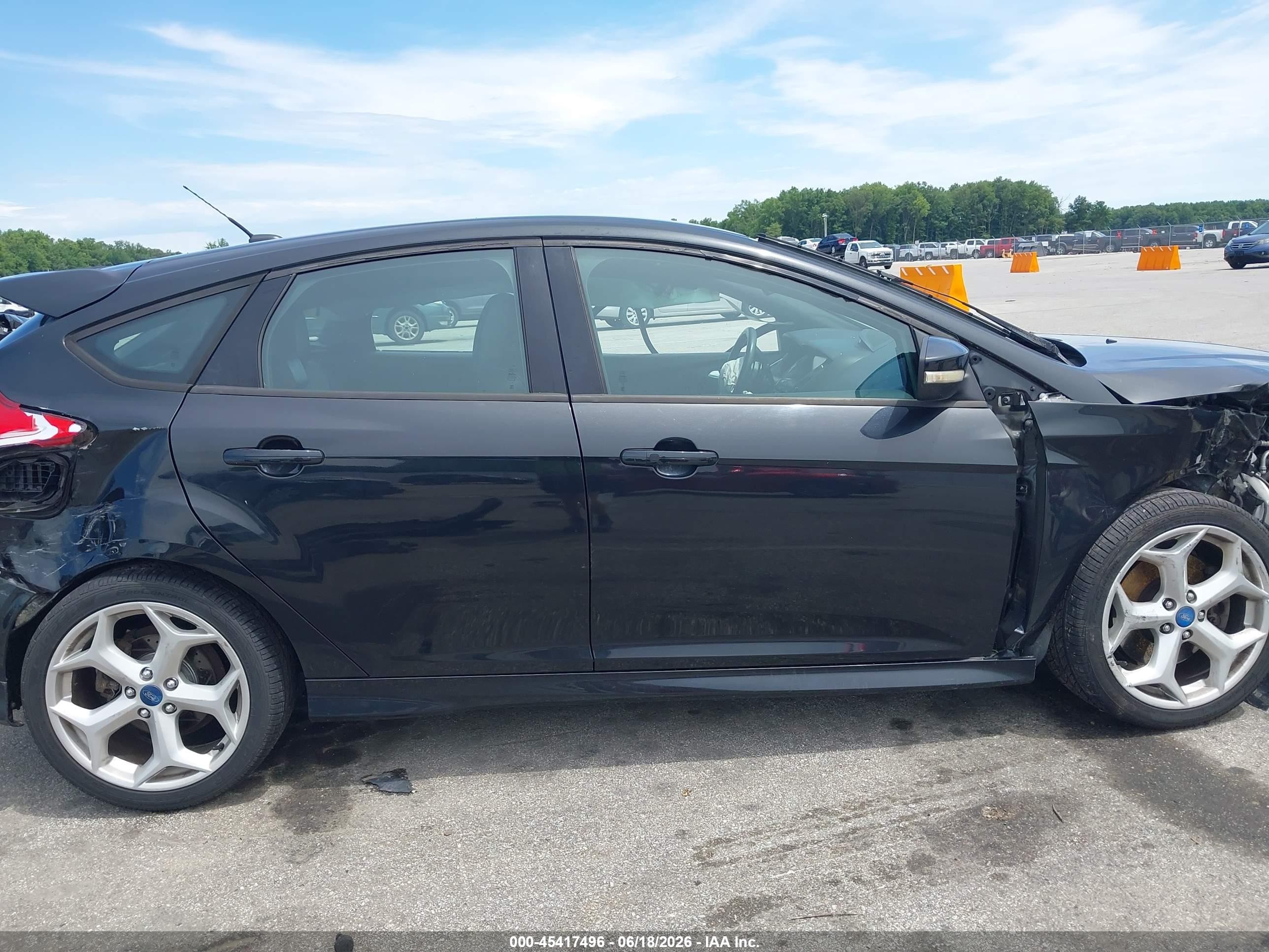 2013 Ford Focus St   Black vin: 1FADP3L94DL185818
