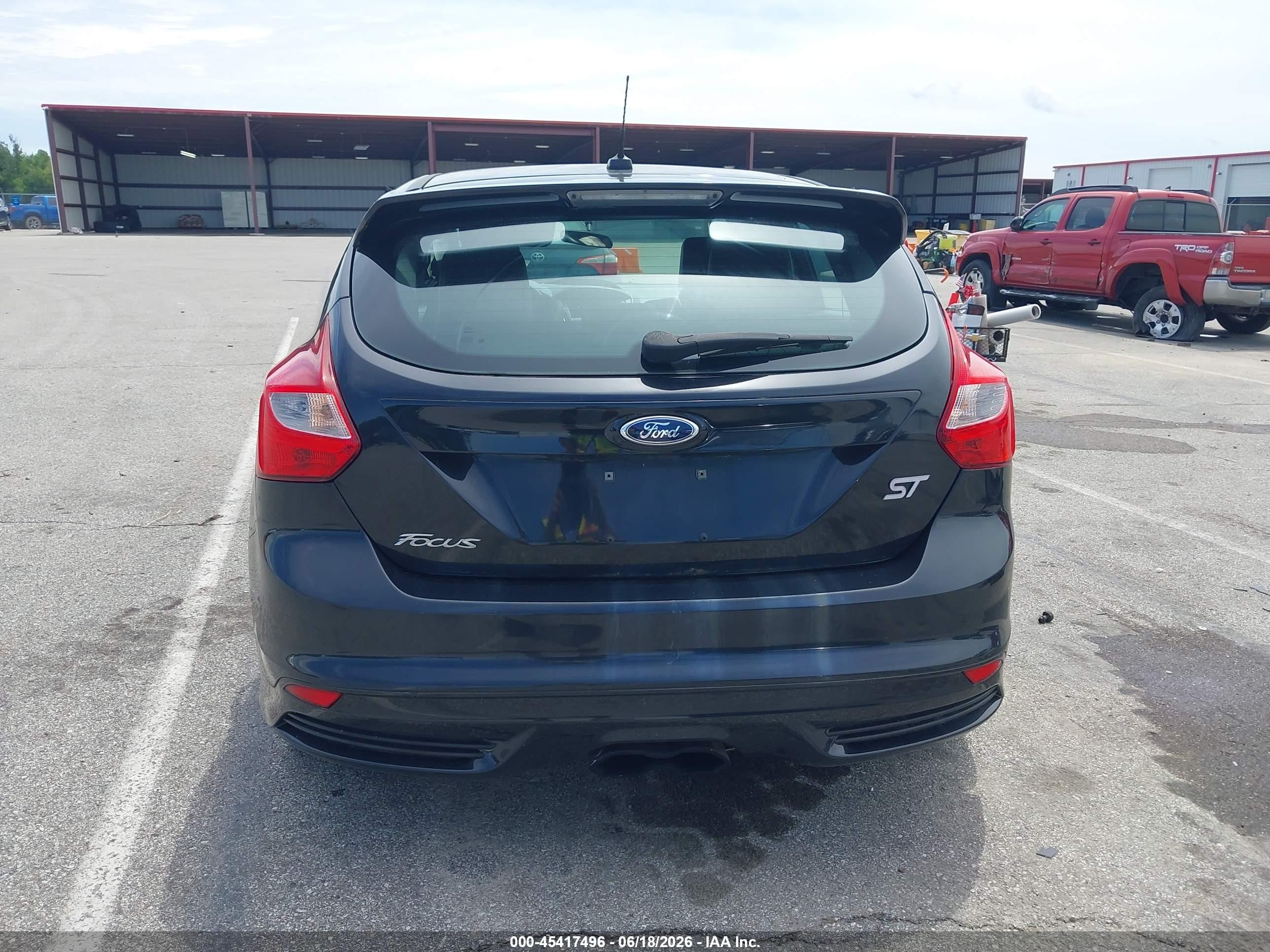 2013 Ford Focus St   Black vin: 1FADP3L94DL185818