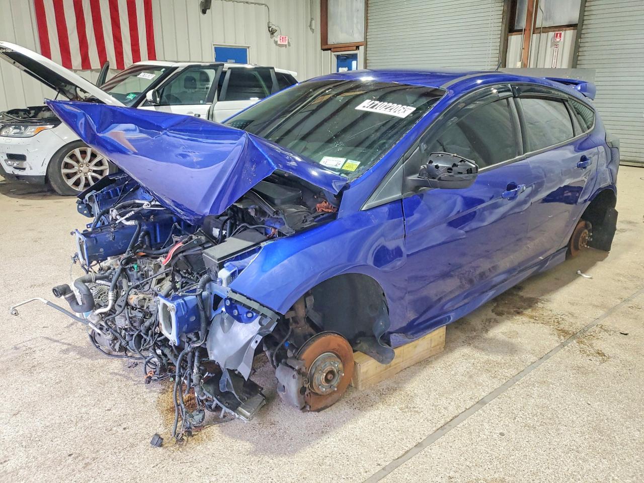 2013 Ford Focus St Blue vin: 1FADP3L94DL196799