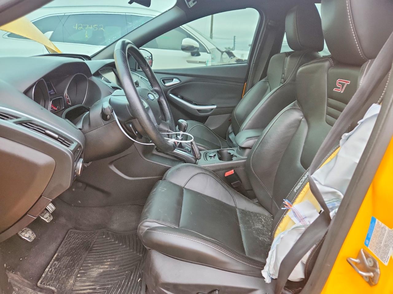 2013 Ford Focus St Yellow vin: 1FADP3L94DL254832