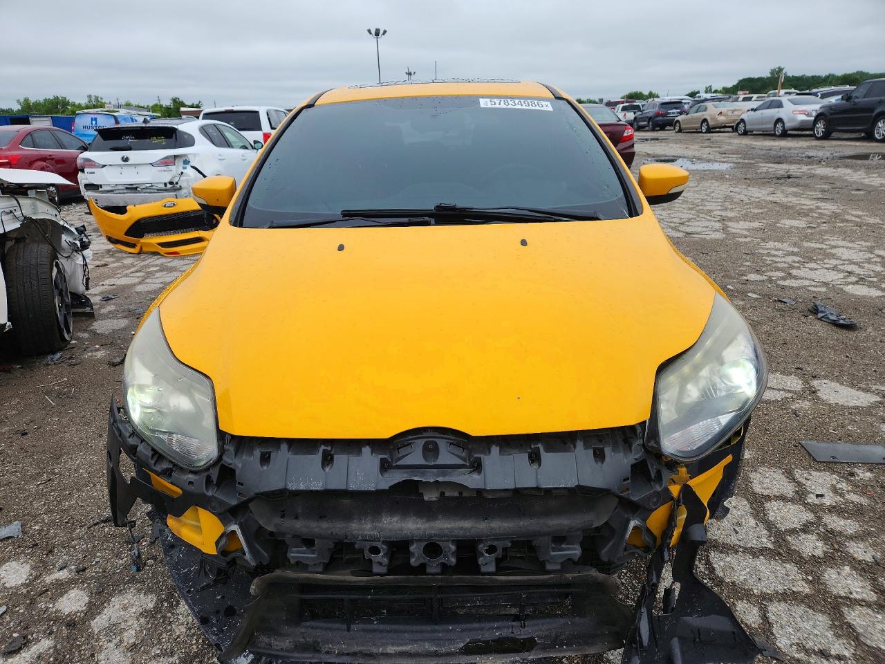 2013 Ford Focus St Yellow vin: 1FADP3L94DL254832