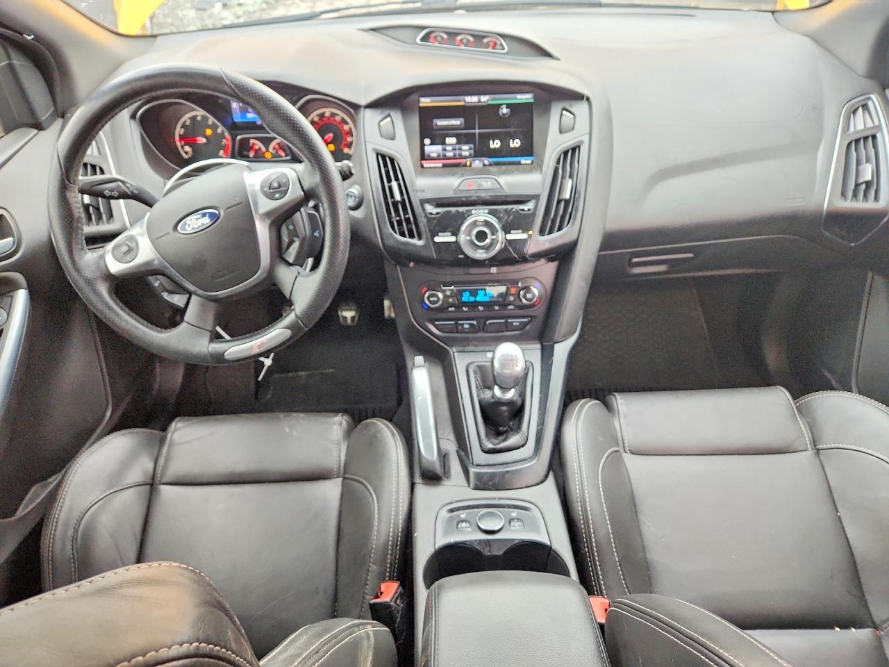 2013 Ford Focus St Yellow vin: 1FADP3L94DL254832