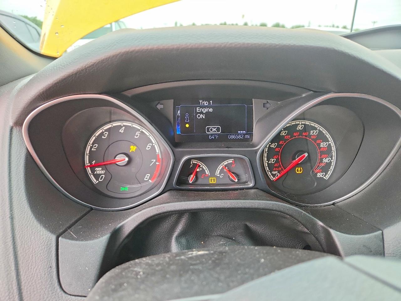2013 Ford Focus St Yellow vin: 1FADP3L94DL254832