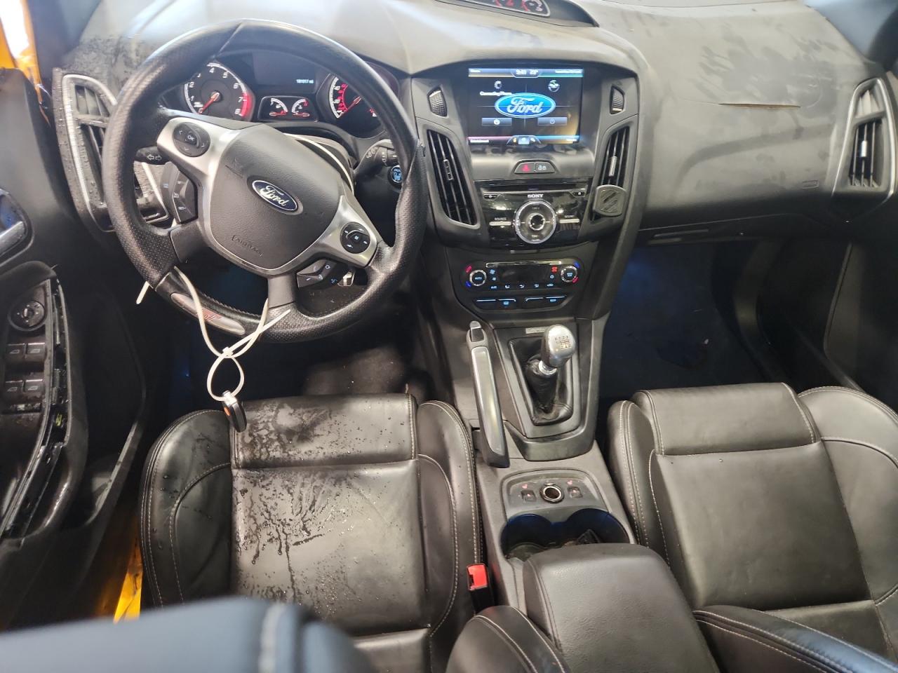 2013 Ford Focus St Yellow vin: 1FADP3L94DL362674
