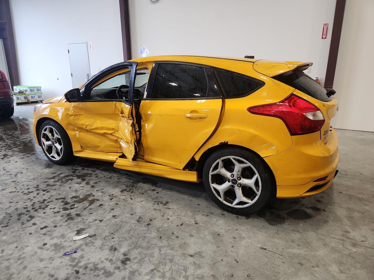 2013 Ford Focus St Yellow vin: 1FADP3L94DL362674