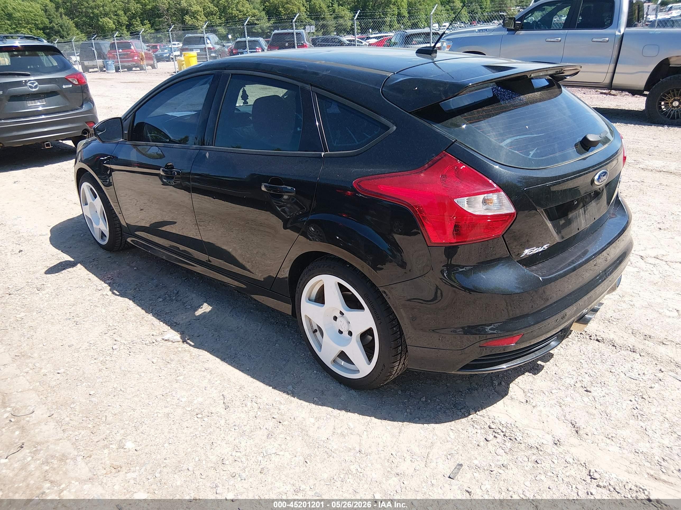 2014 Ford Focus St Черный vin: 1FADP3L94EL270756