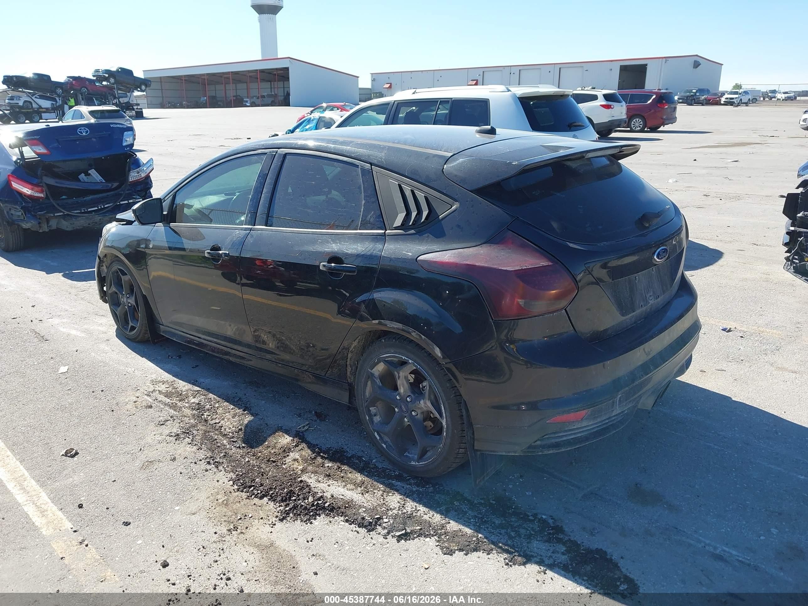 2014 Ford Focus St Black vin: 1FADP3L94EL297567