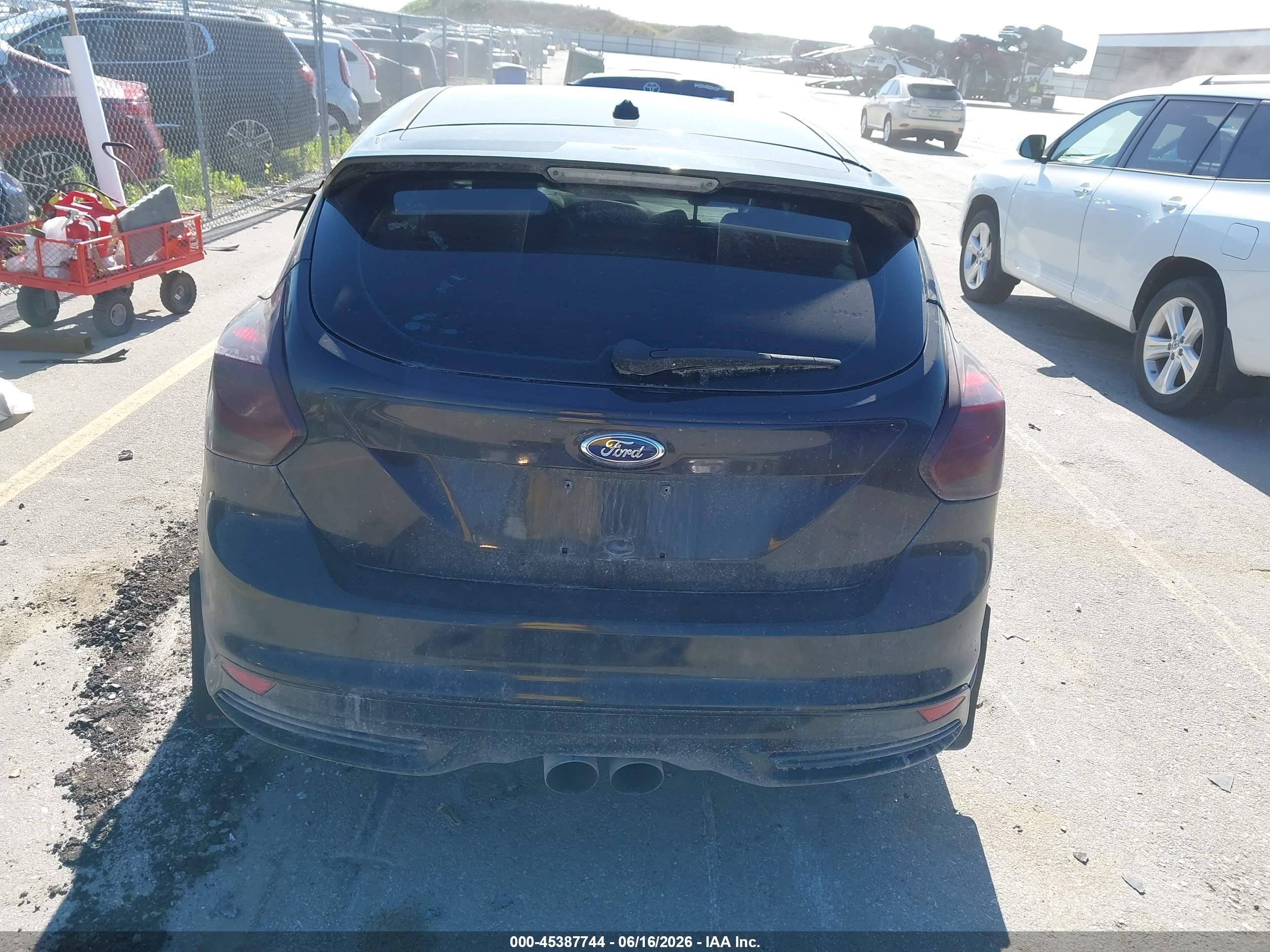 2014 Ford Focus St Black vin: 1FADP3L94EL297567