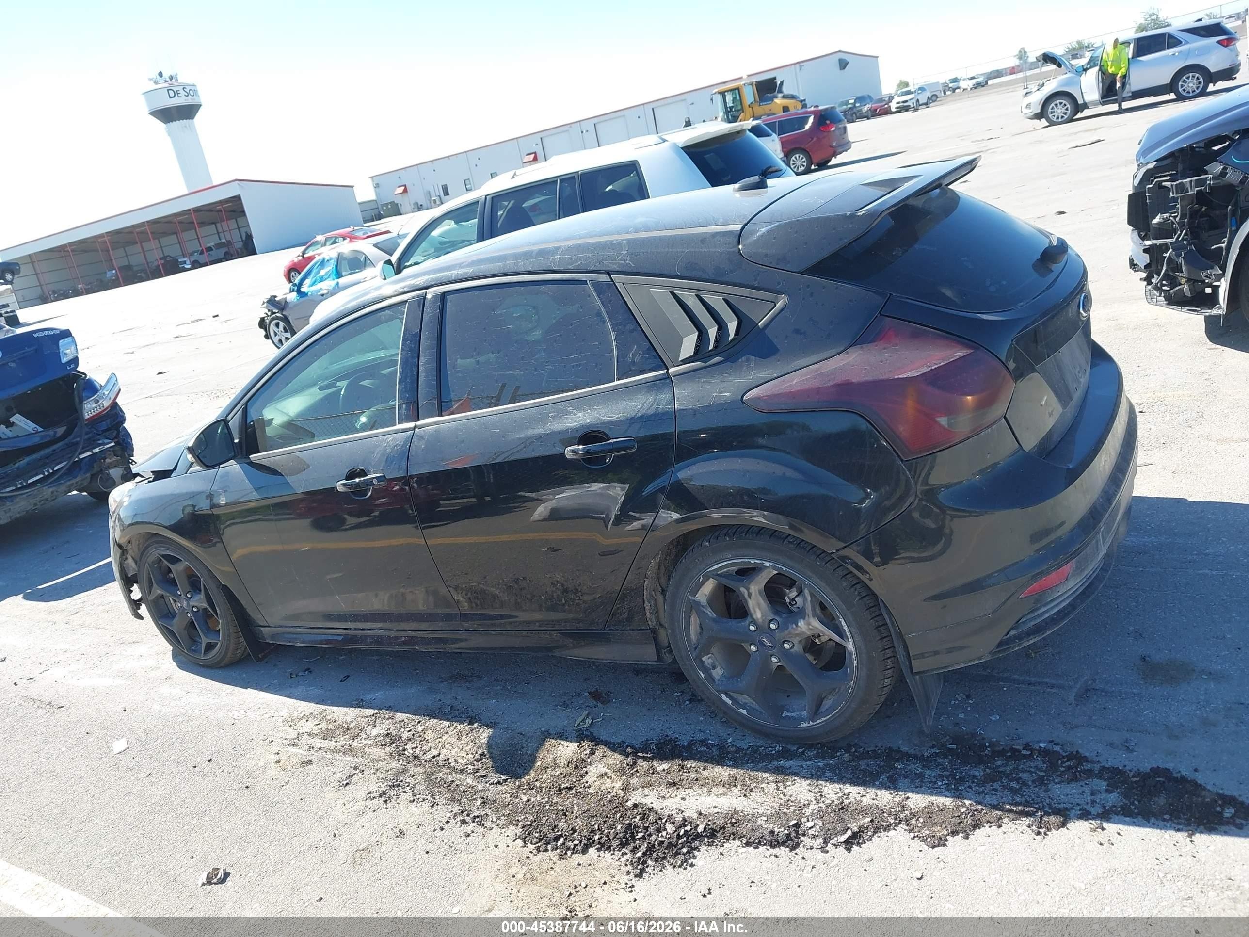2014 Ford Focus St Black vin: 1FADP3L94EL297567