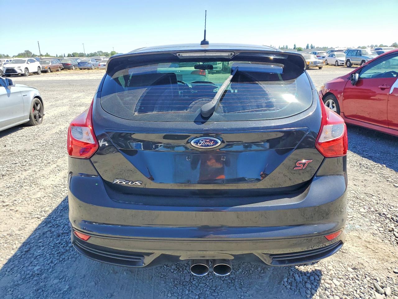 2014 Ford Focus St Черный vin: 1FADP3L94EL402625