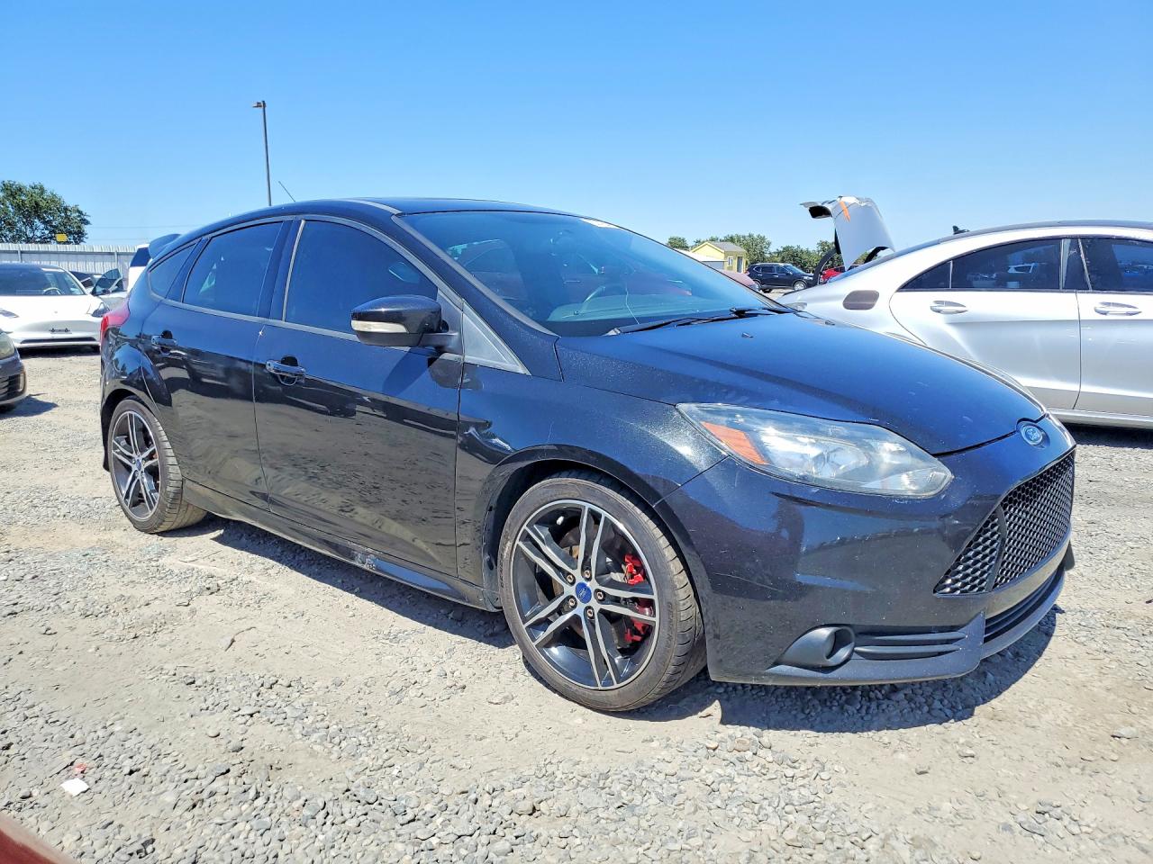 2014 Ford Focus St Черный vin: 1FADP3L94EL402625