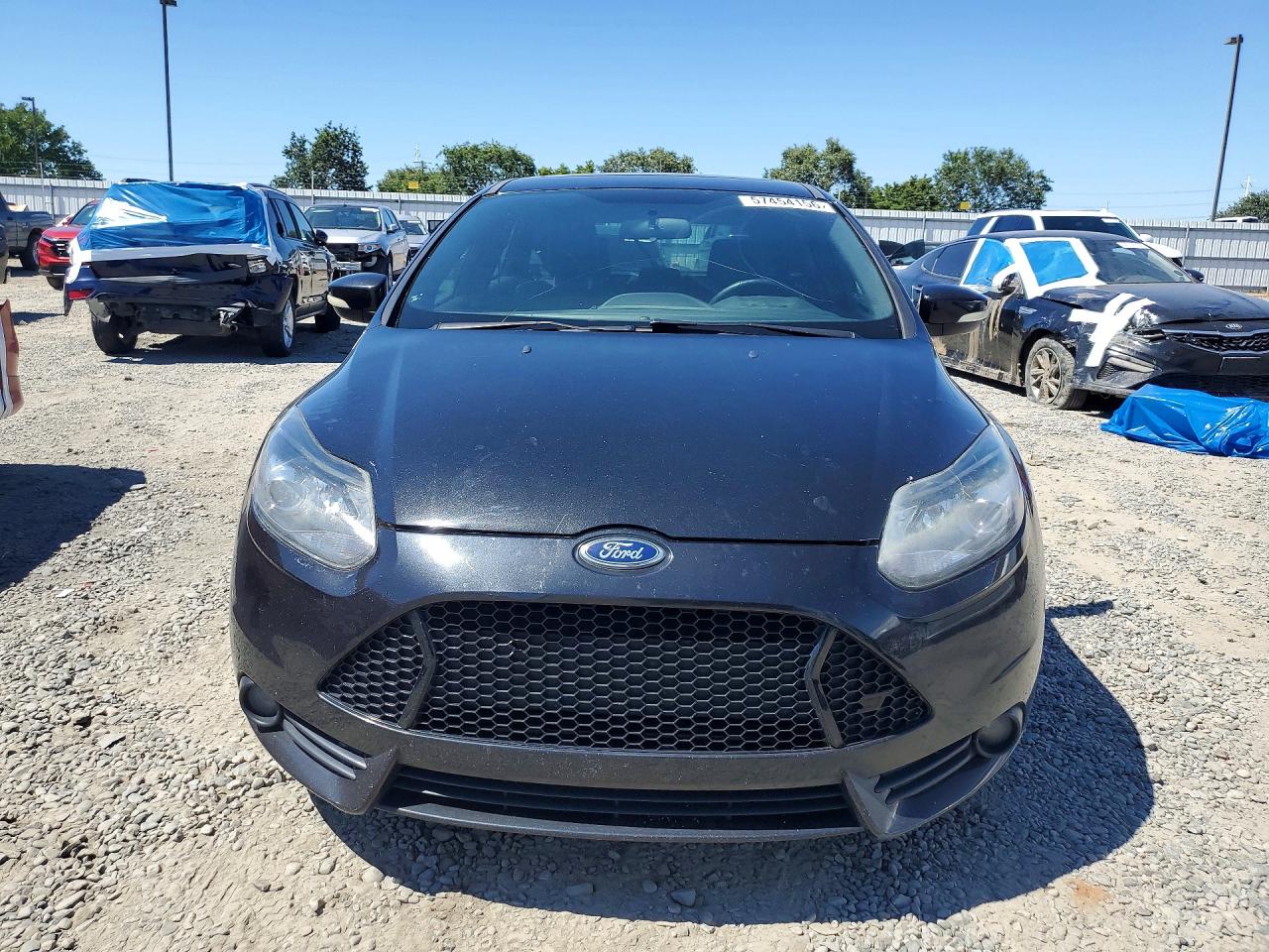 2014 Ford Focus St Черный vin: 1FADP3L94EL402625