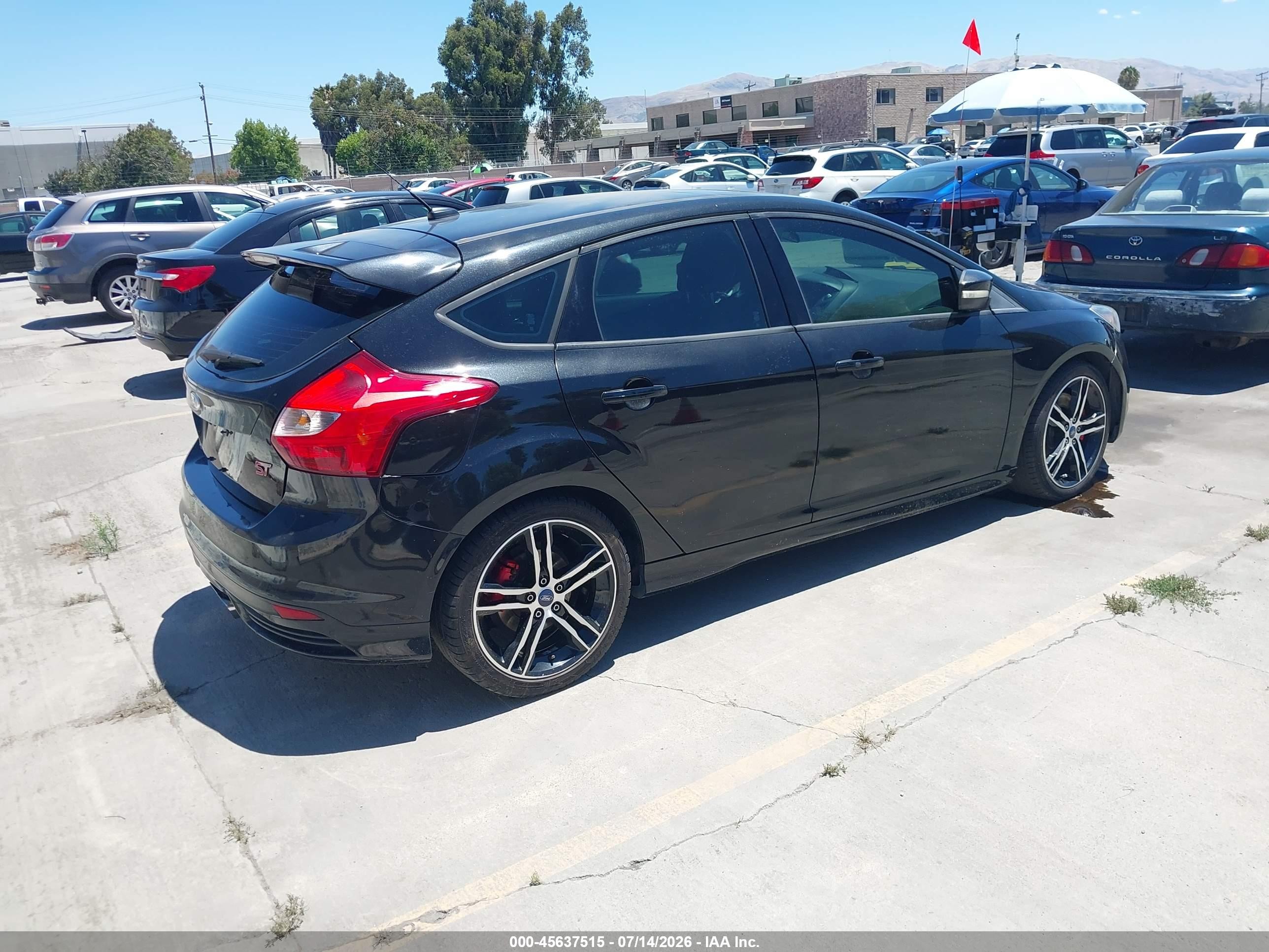 2014 Ford Focus St   Black vin: 1FADP3L94EL402625