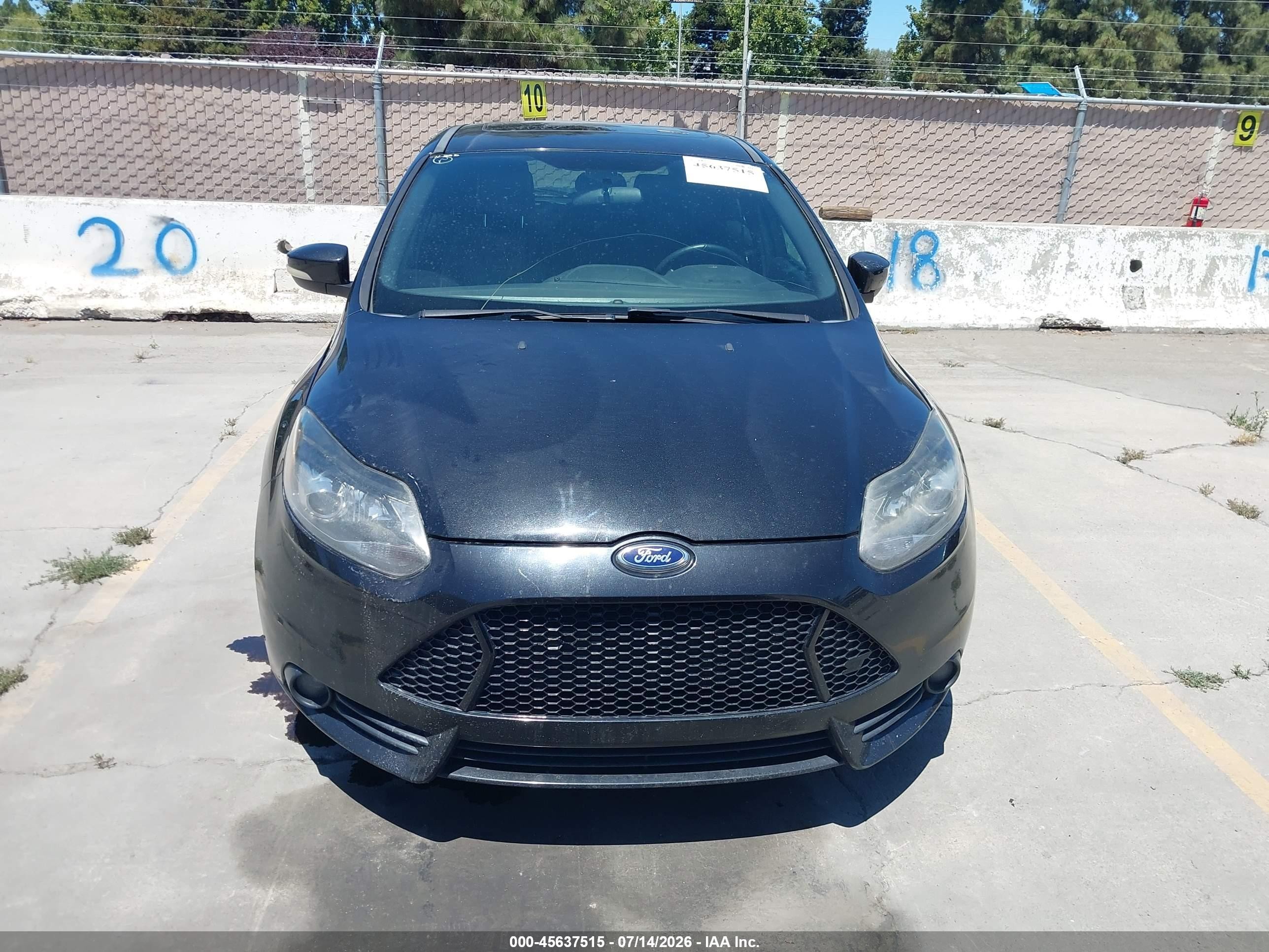 2014 Ford Focus St   Black vin: 1FADP3L94EL402625