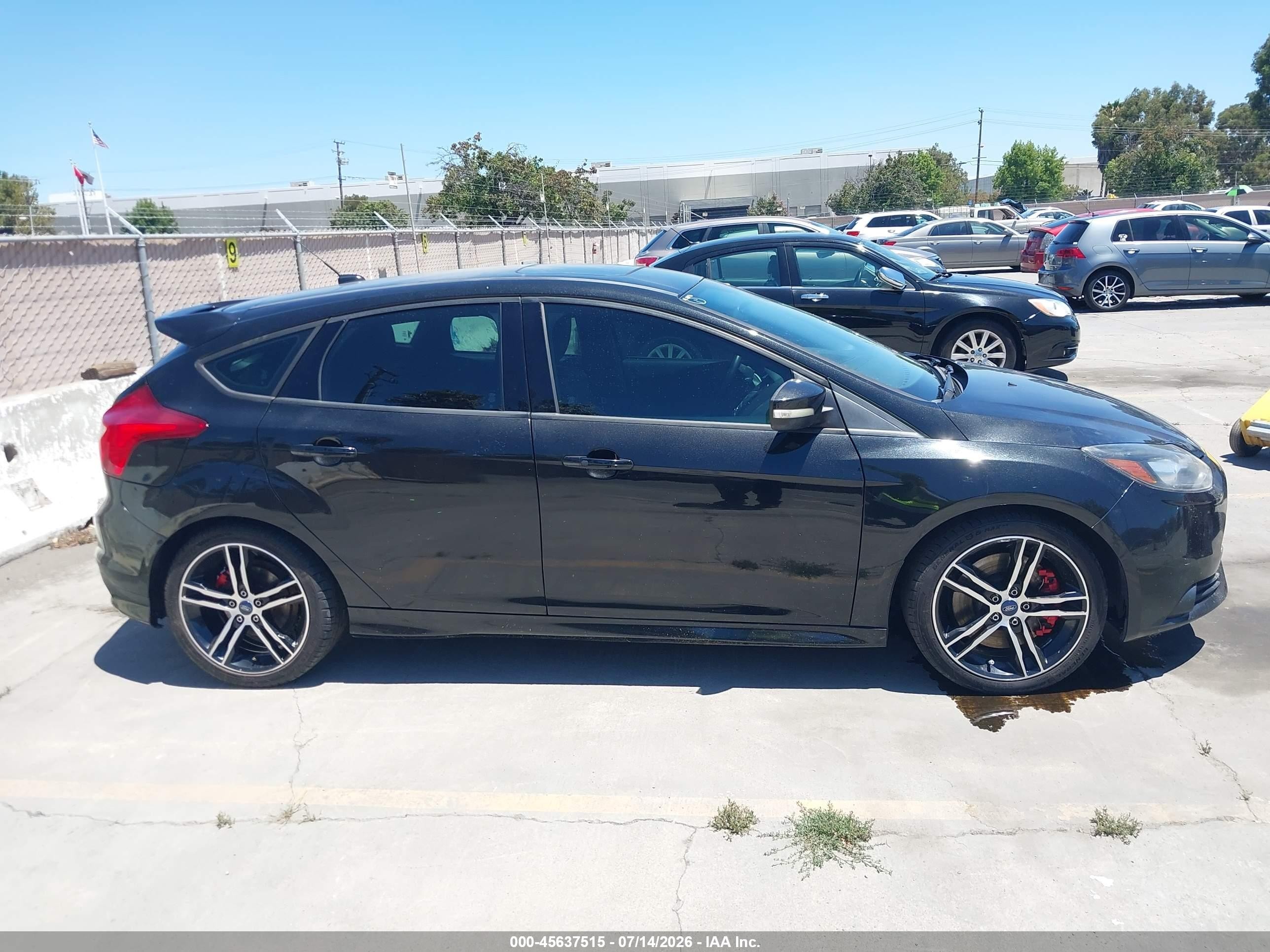 2014 Ford Focus St   Black vin: 1FADP3L94EL402625