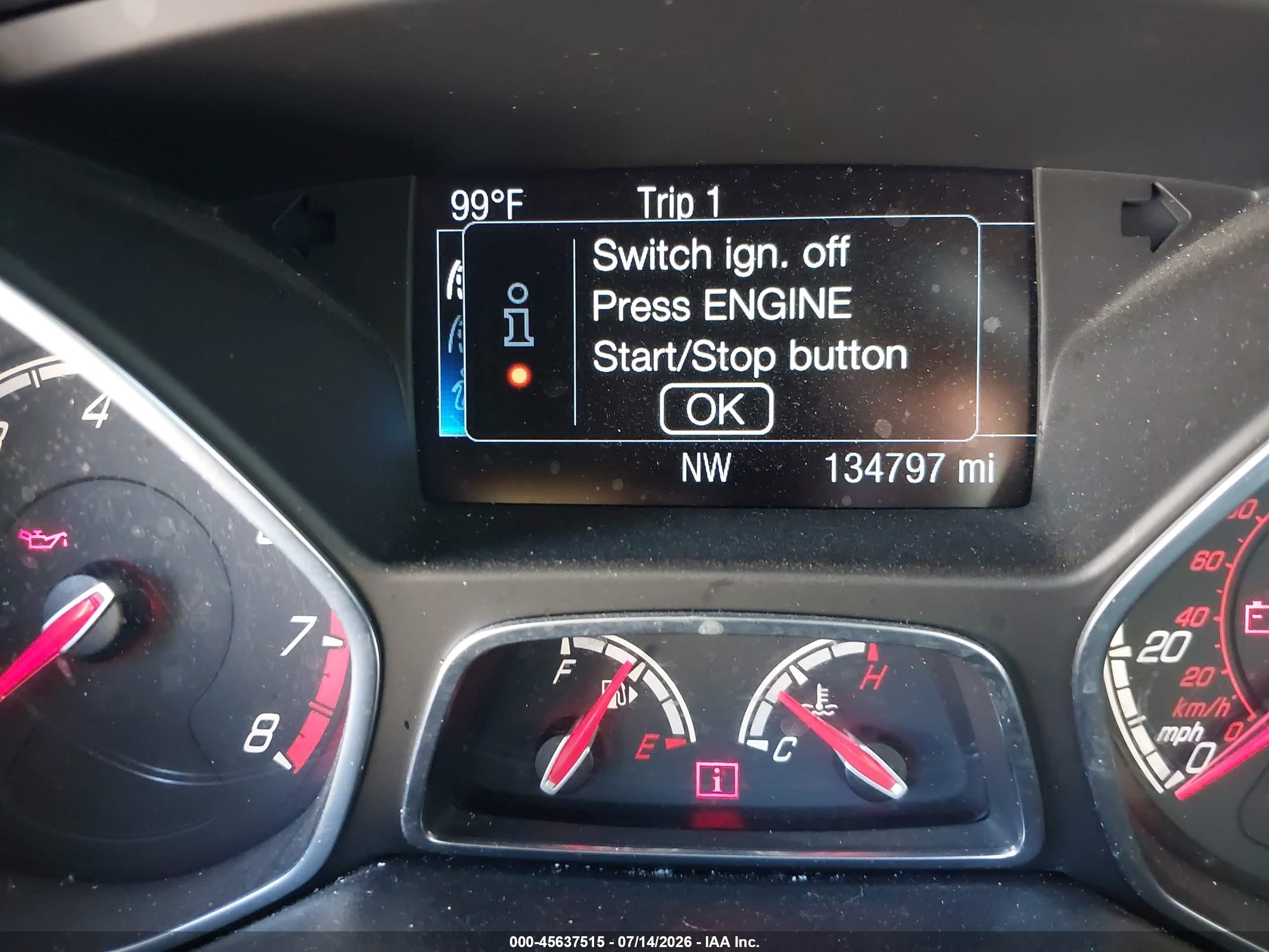 2014 Ford Focus St   Black vin: 1FADP3L94EL402625