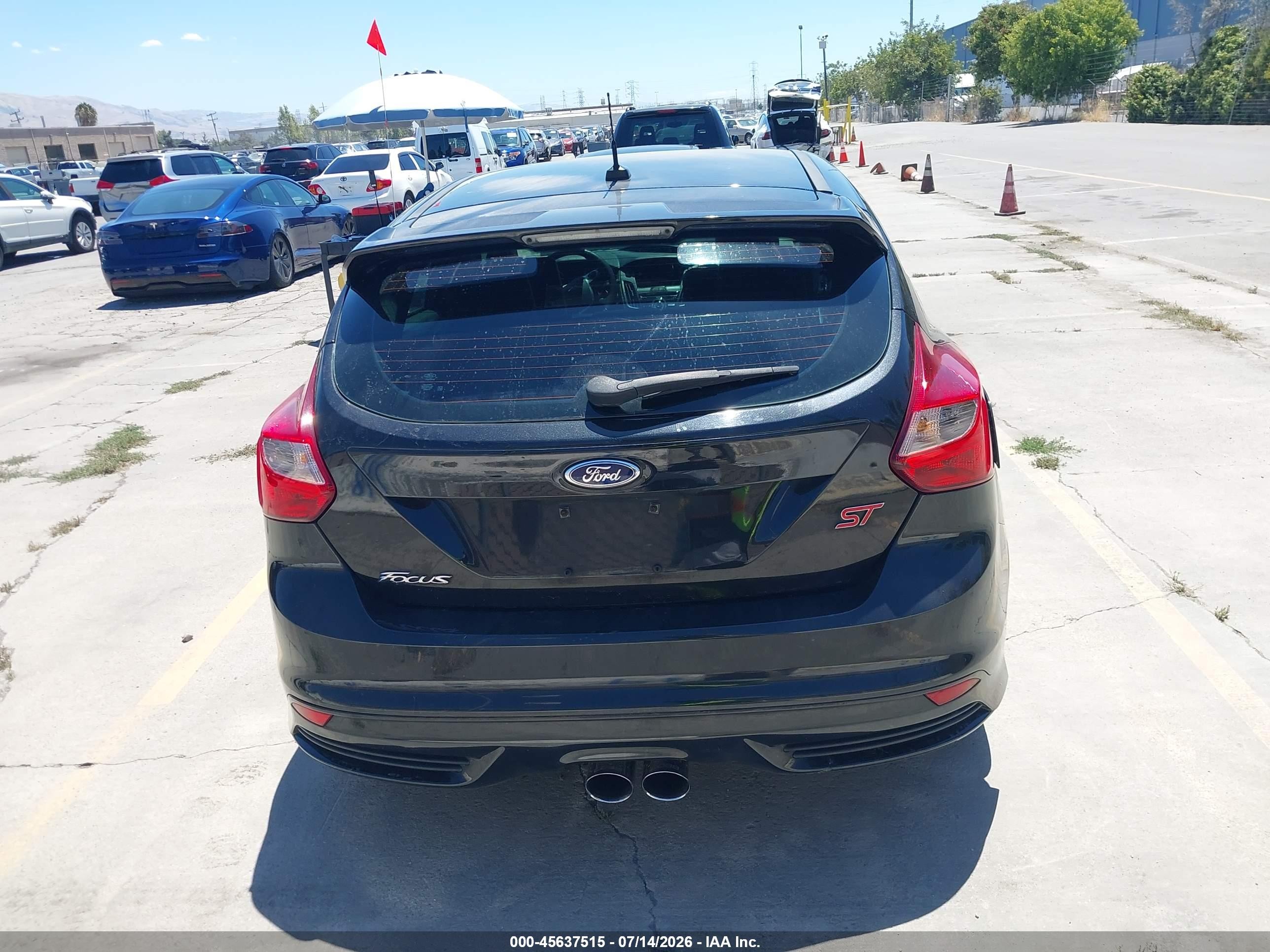 2014 Ford Focus St   Black vin: 1FADP3L94EL402625