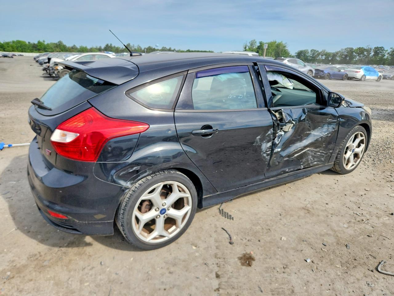 2014 Ford Focus St Black vin: 1FADP3L94EL403788
