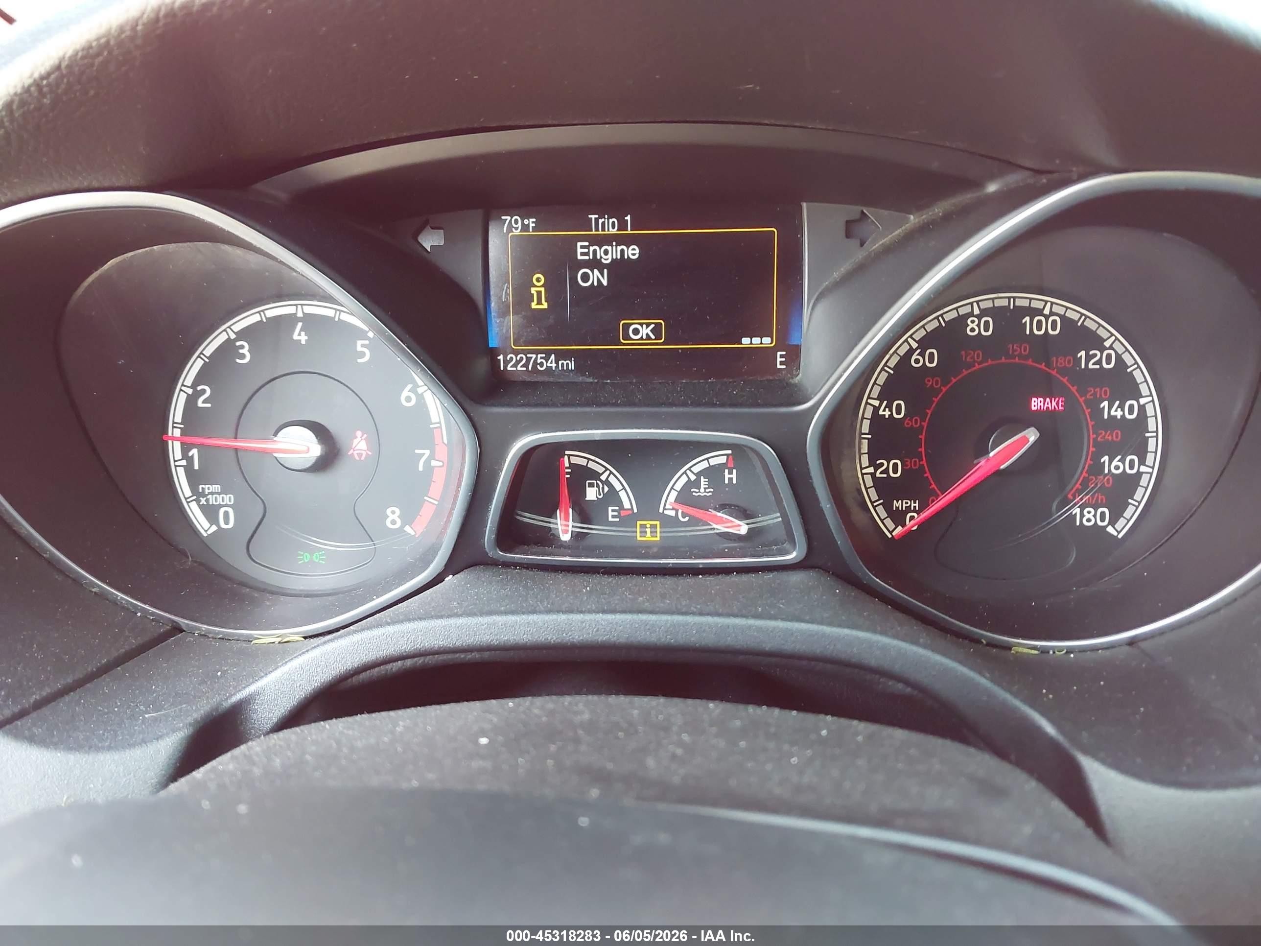 2015 Ford Focus St   Red vin: 1FADP3L94FL246412