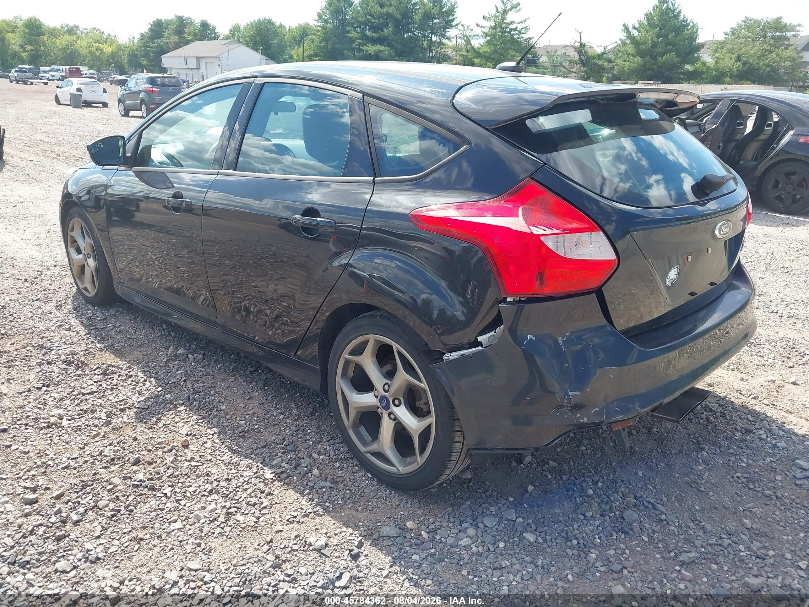2013 Ford Focus St   Black vin: 1FADP3L95DL149801
