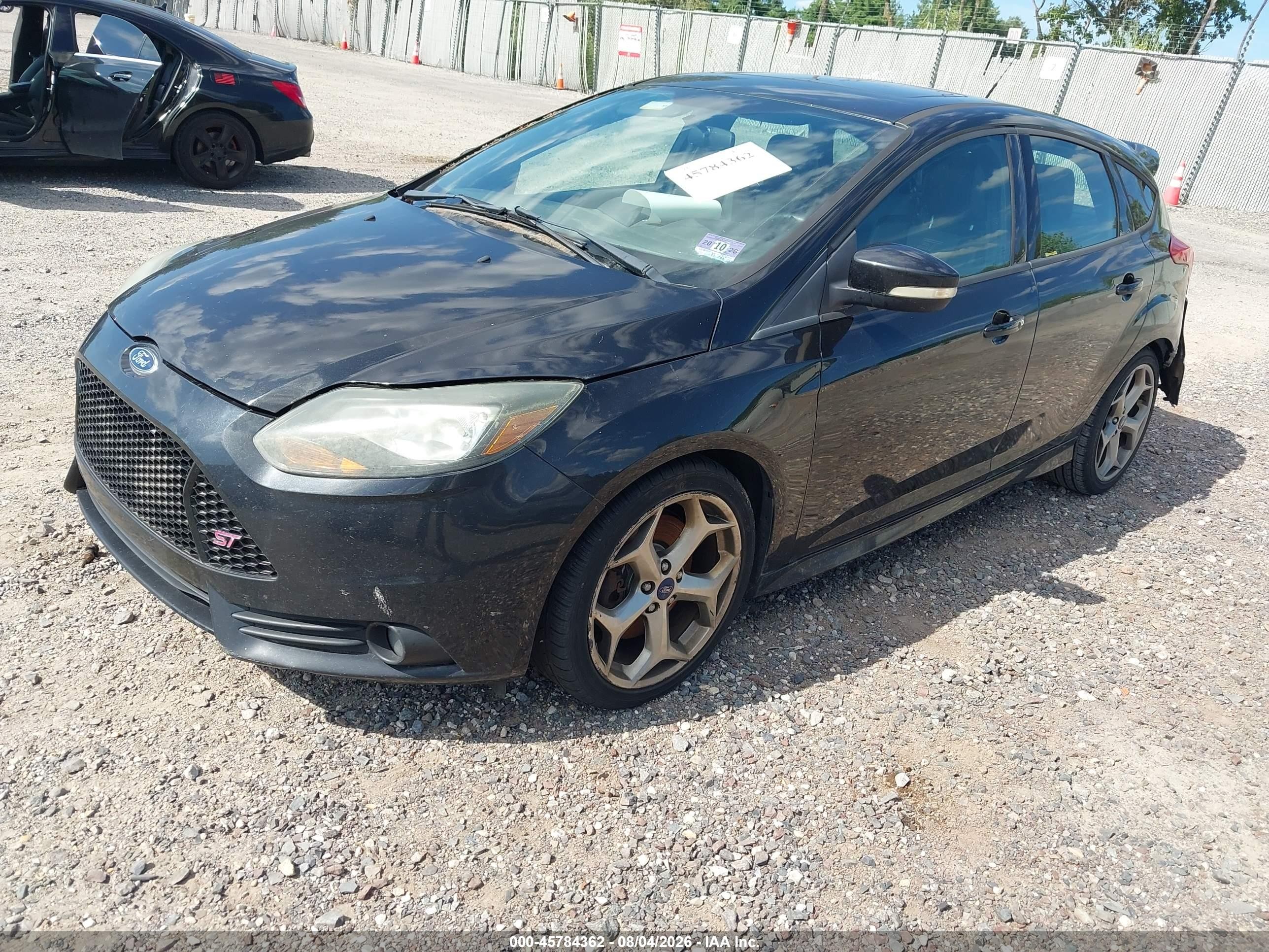 2013 Ford Focus St   Black vin: 1FADP3L95DL149801