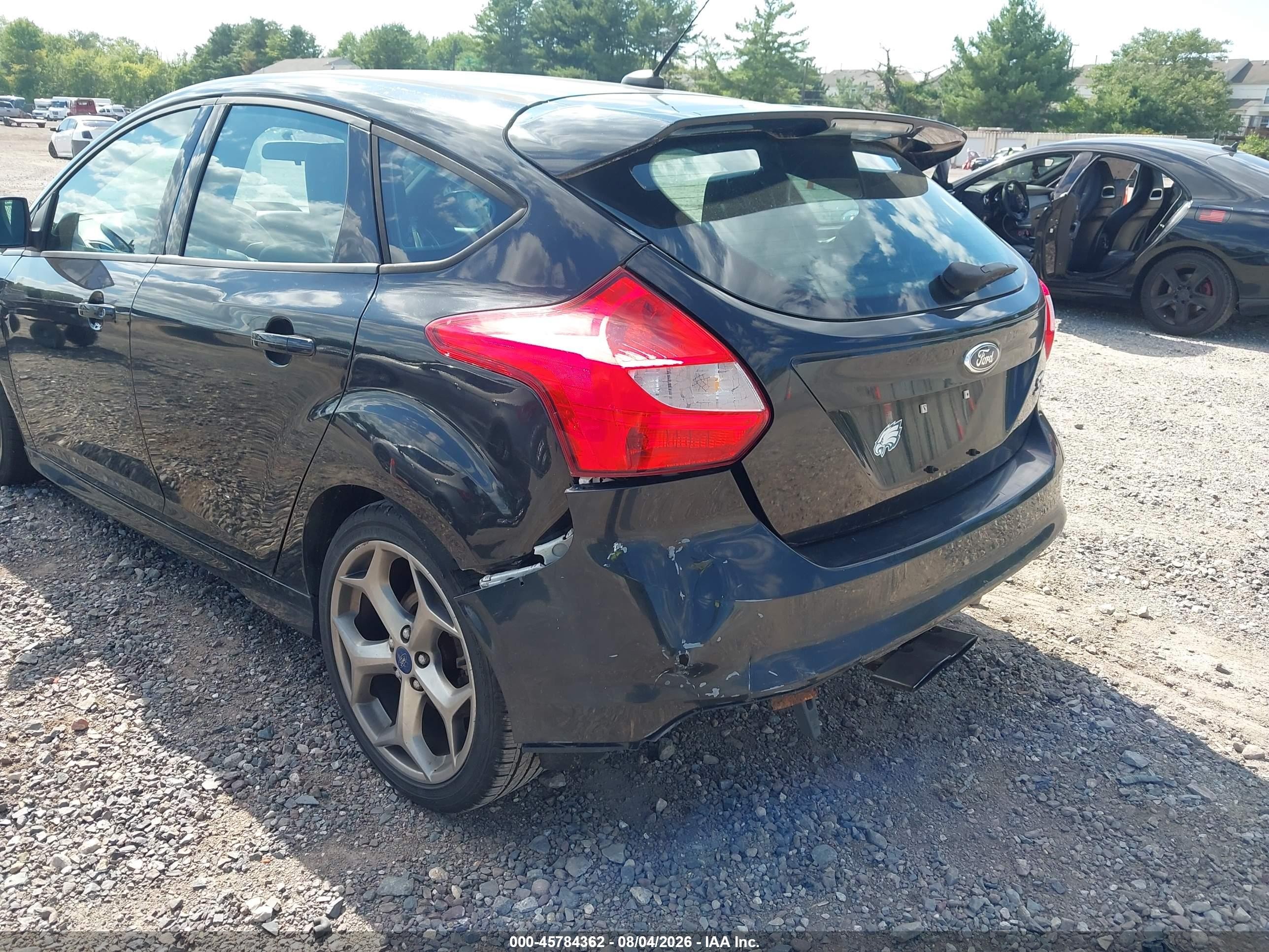 2013 Ford Focus St   Black vin: 1FADP3L95DL149801