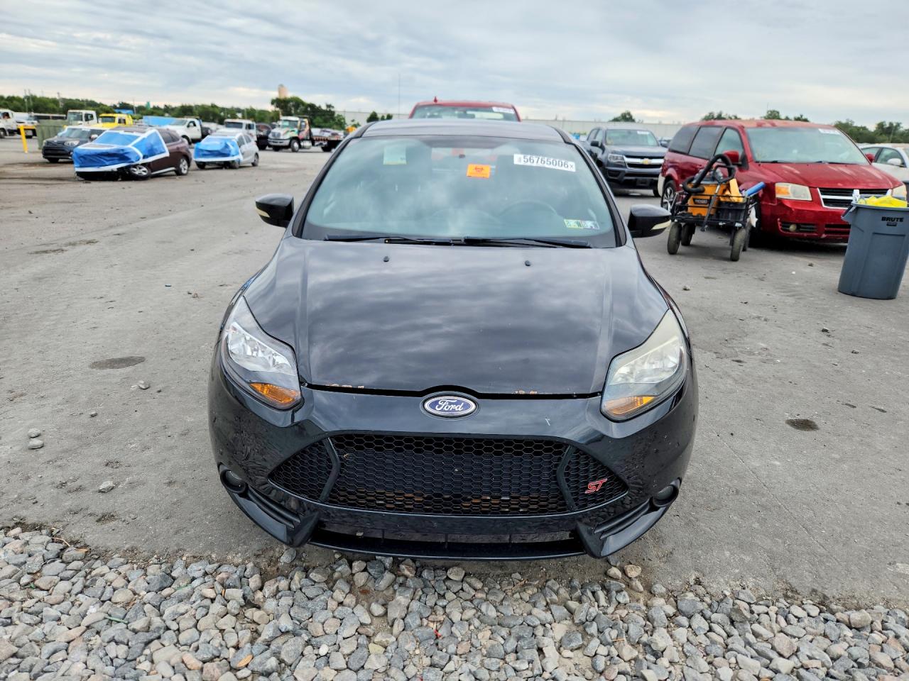 2013 Ford Focus St Black vin: 1FADP3L95DL330171