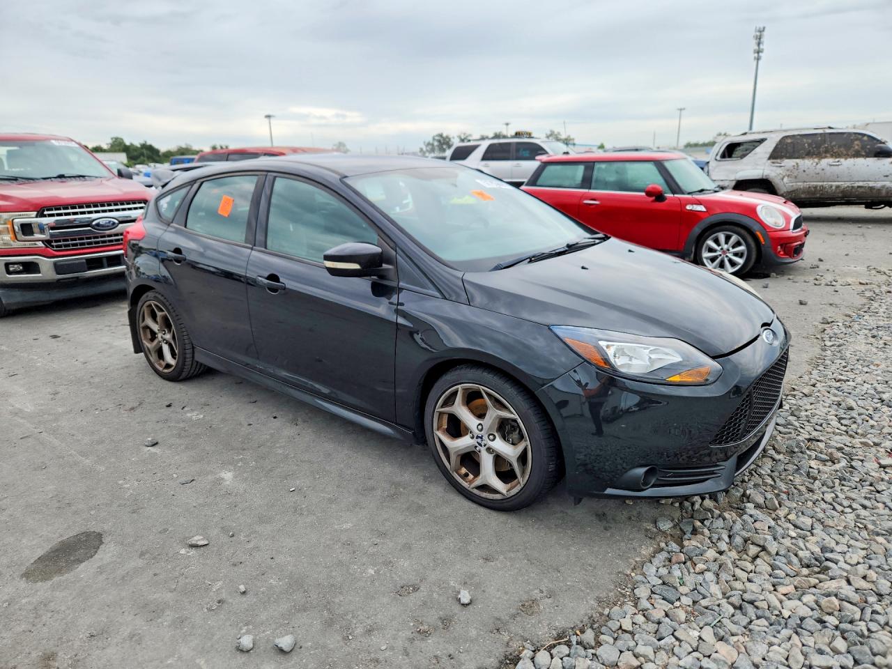 2013 Ford Focus St Black vin: 1FADP3L95DL330171