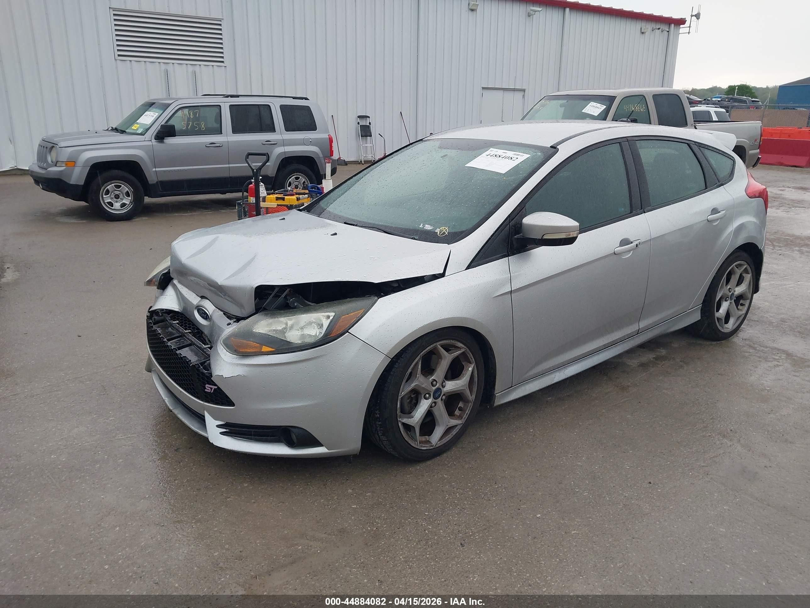 2013 Ford Focus St   Silver vin: 1FADP3L95DL348217