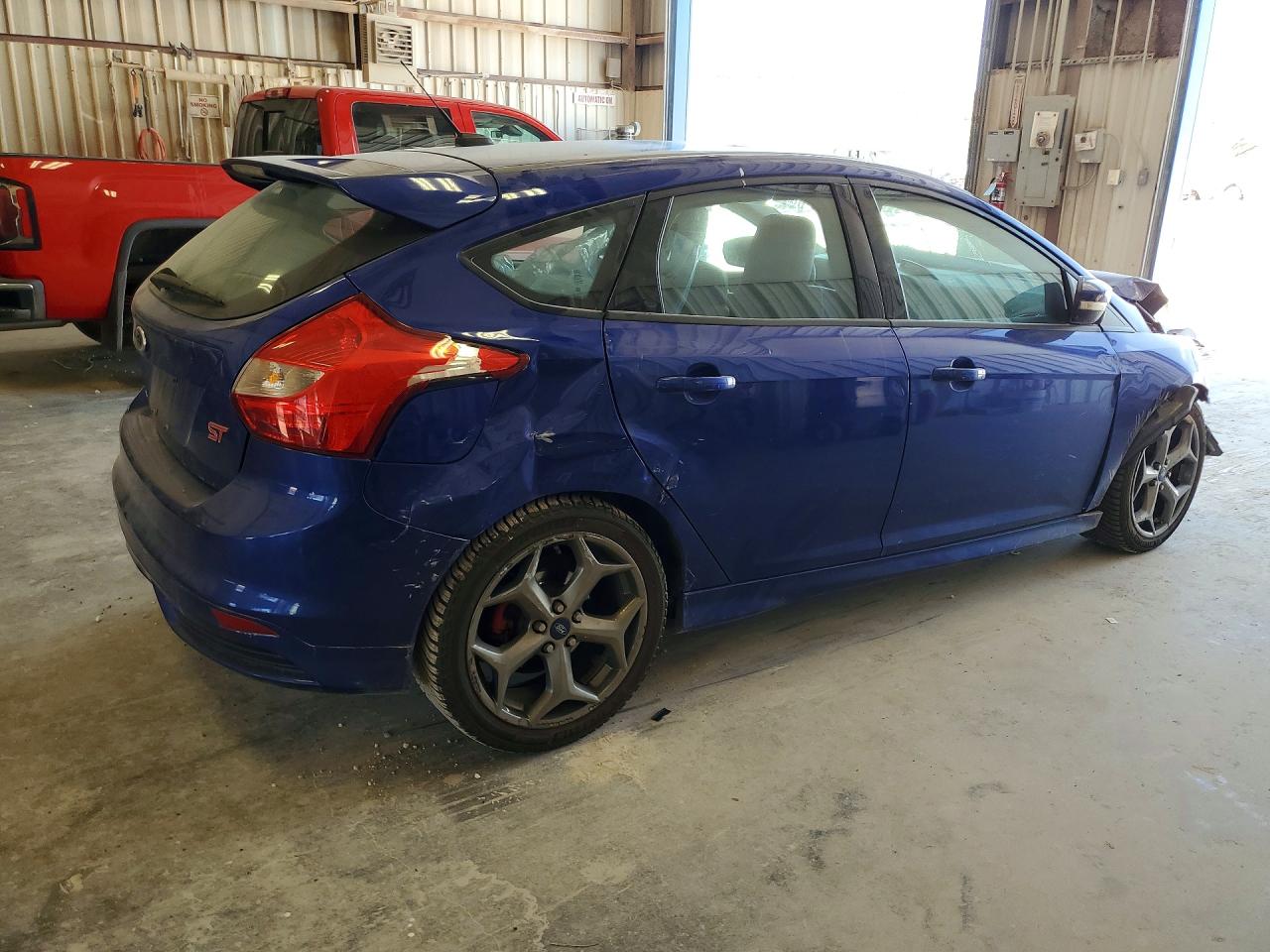 2014 Ford Focus St Blue vin: 1FADP3L95EL113401