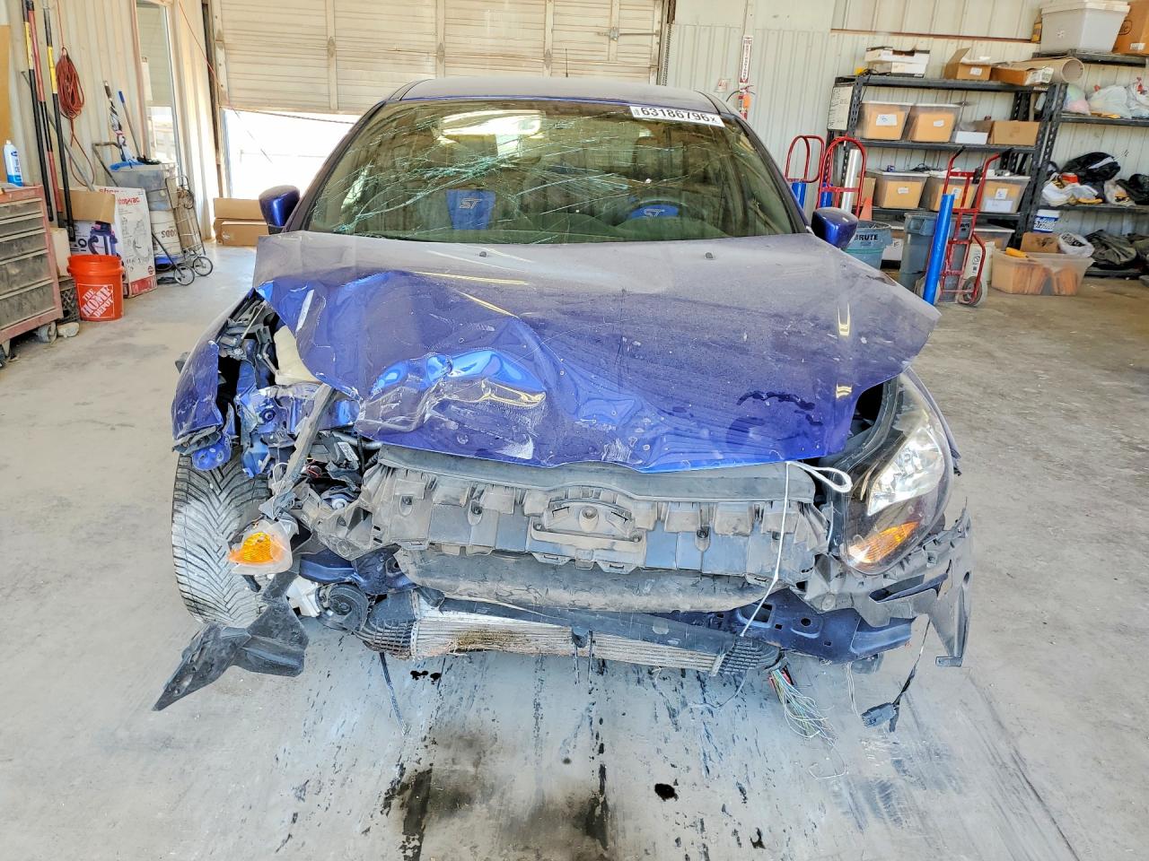 2014 Ford Focus St Blue vin: 1FADP3L95EL113401