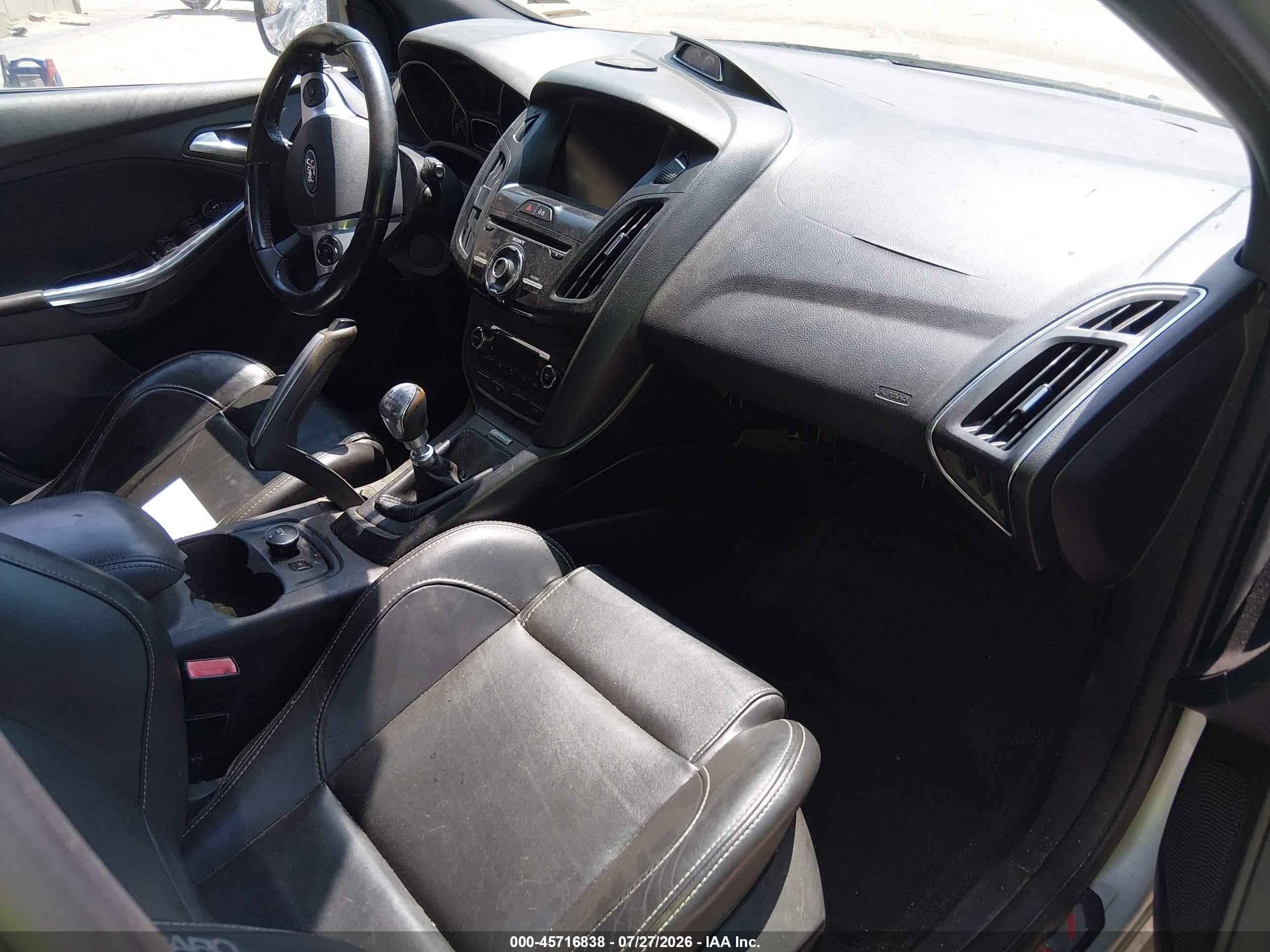 2014 Ford Focus St Silver vin: 1FADP3L95EL116816