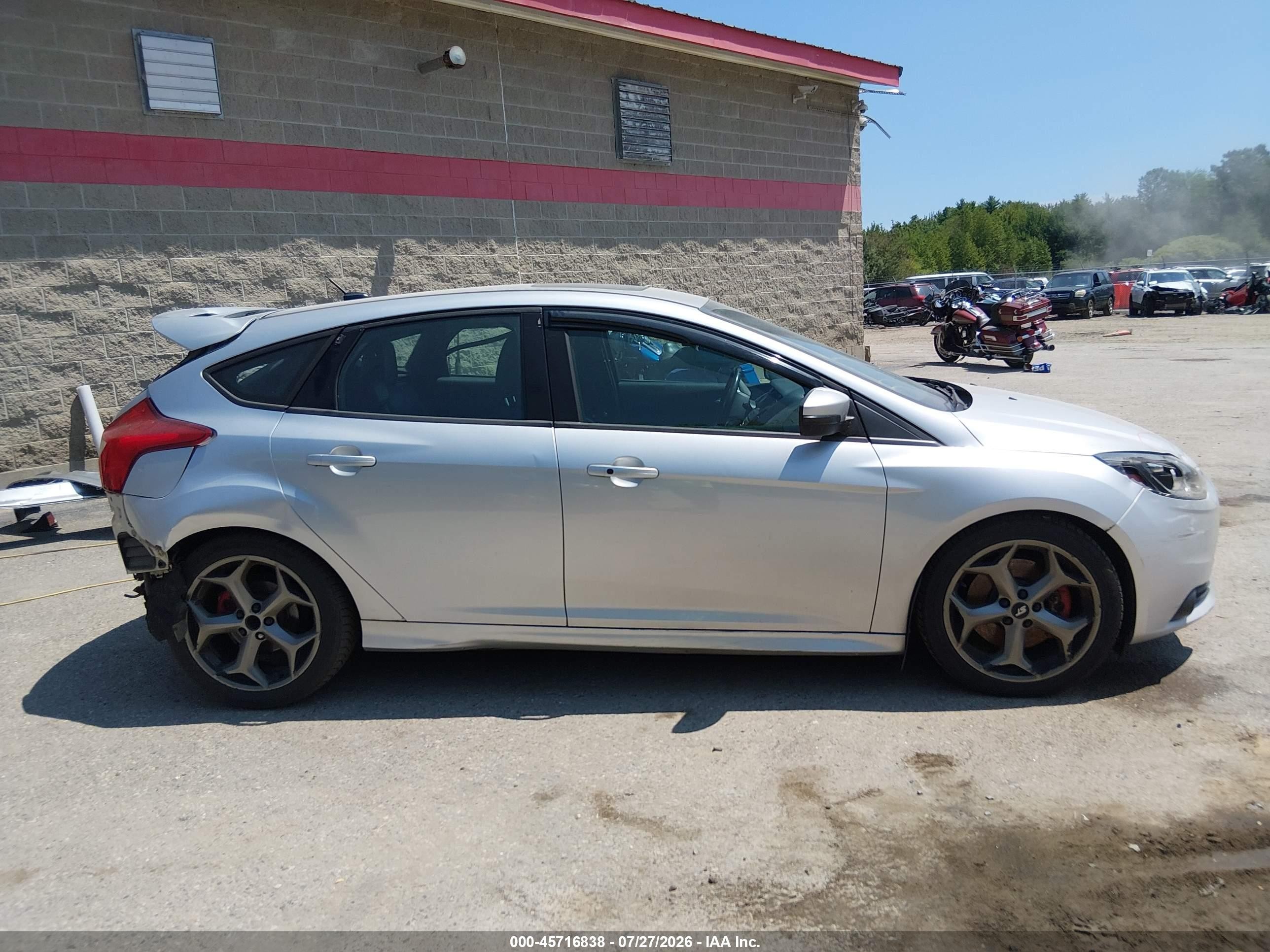 2014 Ford Focus St Silver vin: 1FADP3L95EL116816