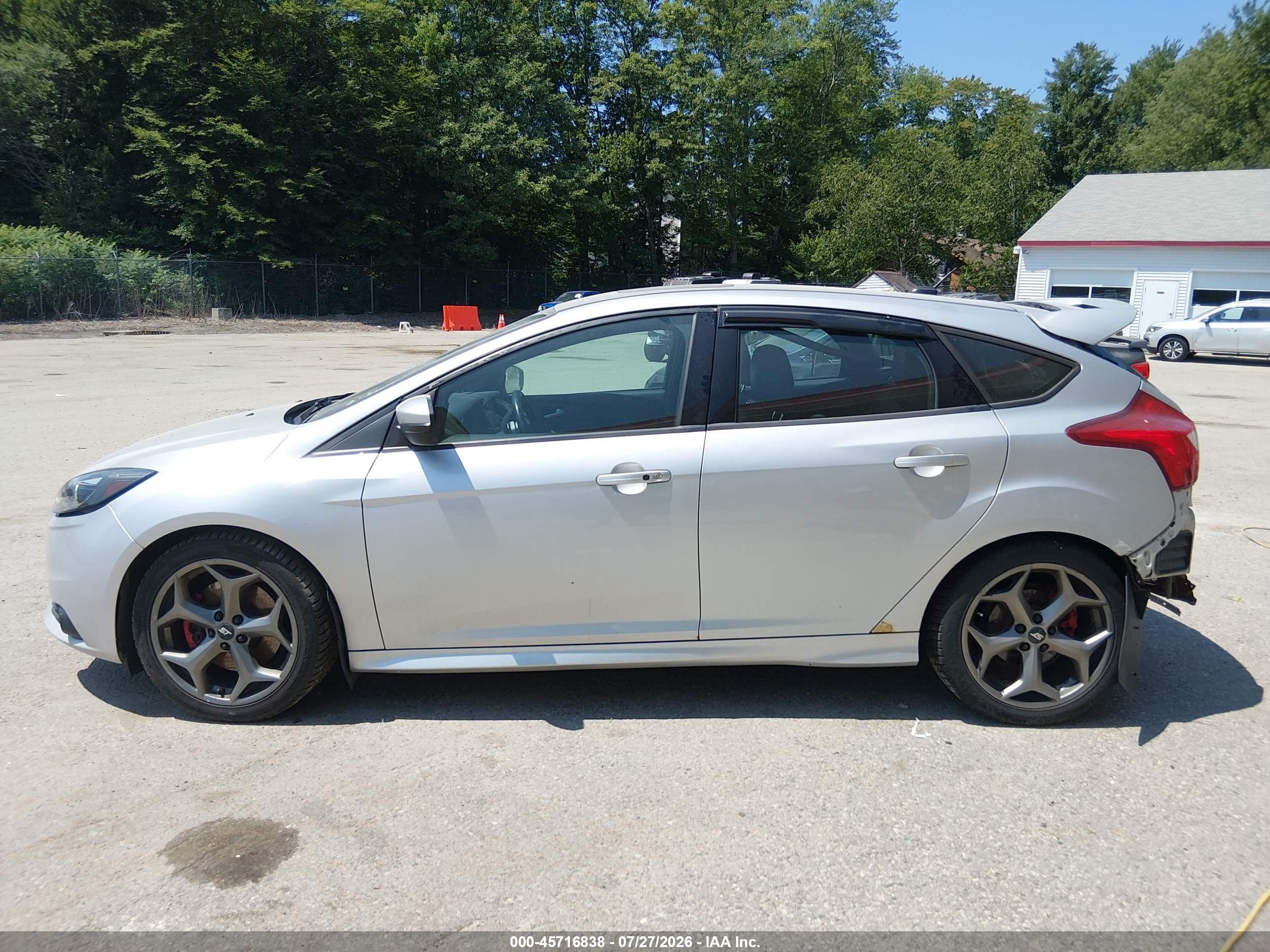 2014 Ford Focus St Silver vin: 1FADP3L95EL116816