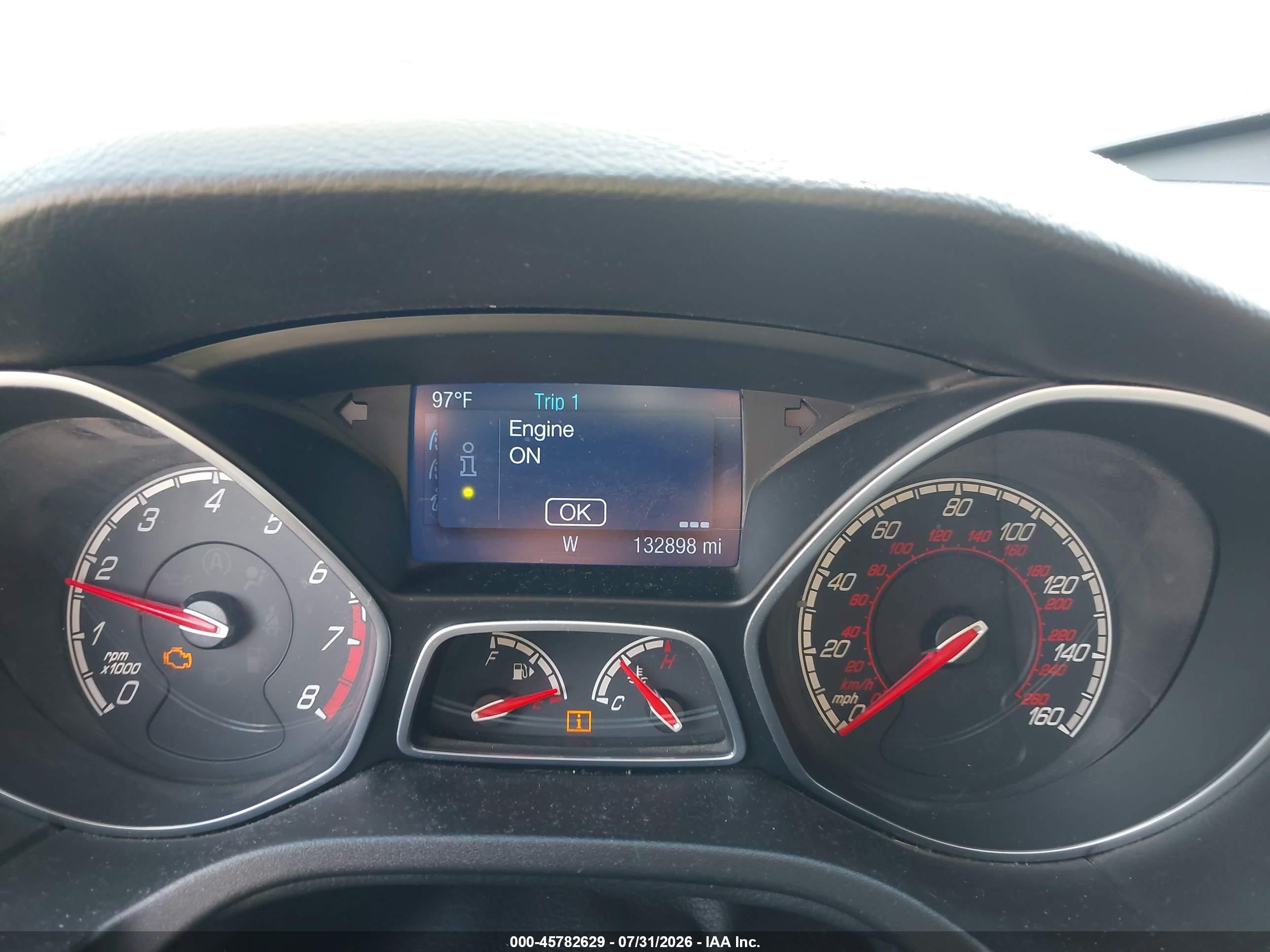 2014 Ford Focus St   Blue vin: 1FADP3L95EL164008