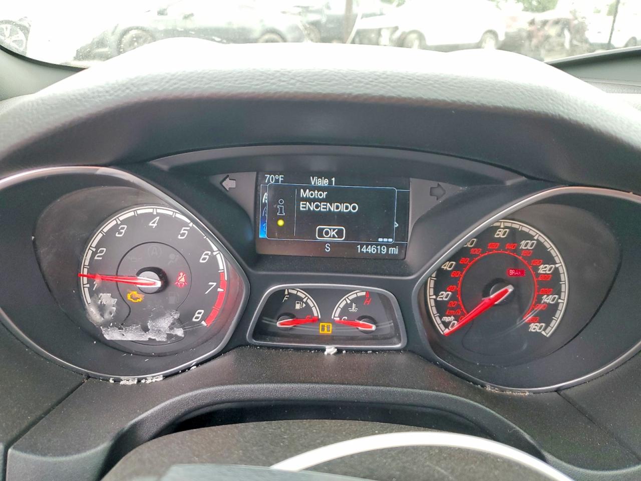 2014 Ford Focus St White vin: 1FADP3L95EL164106