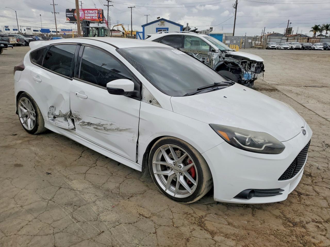 2014 Ford Focus St White vin: 1FADP3L95EL164106