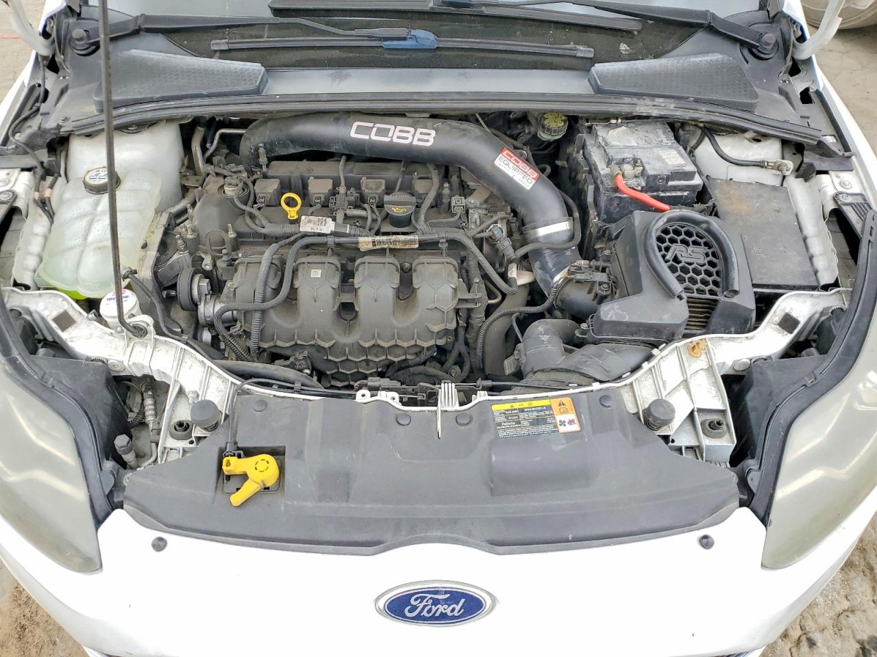 2014 Ford Focus St White vin: 1FADP3L95EL164106