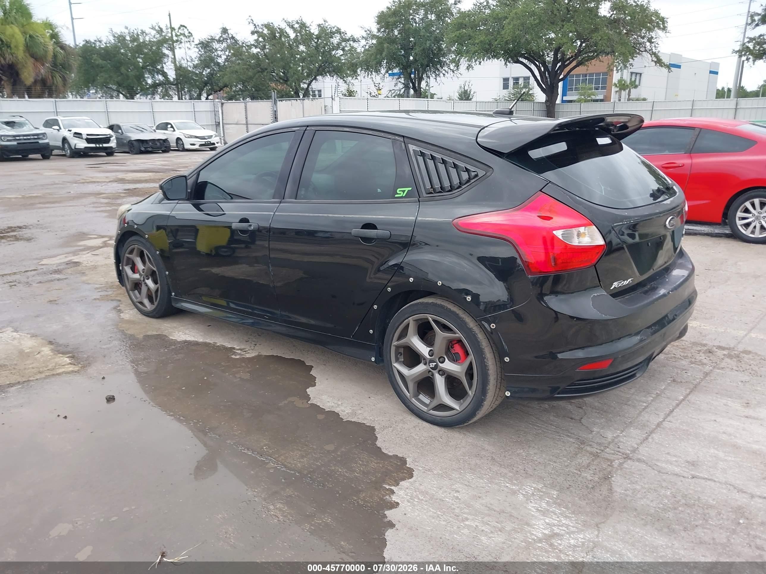 2014 Ford Focus St   Black vin: 1FADP3L95EL227625