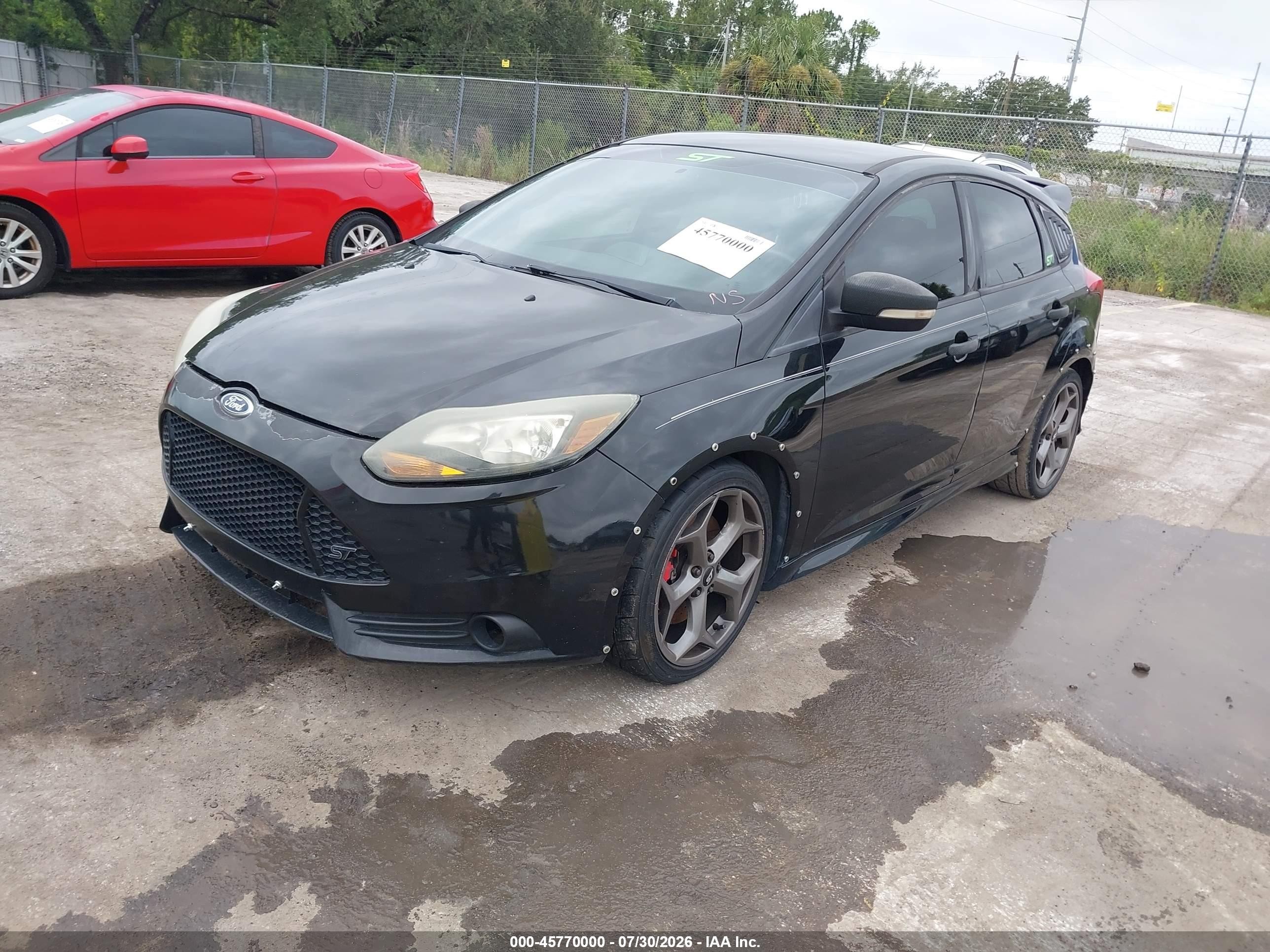 2014 Ford Focus St   Black vin: 1FADP3L95EL227625