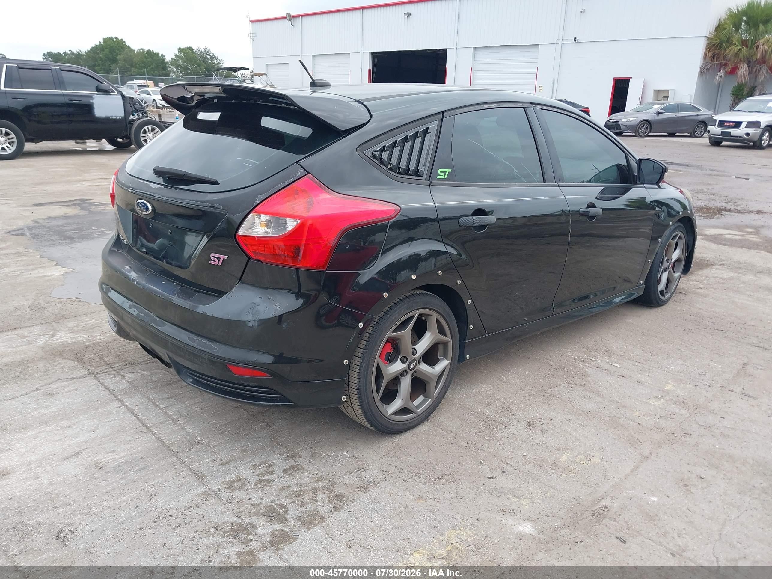 2014 Ford Focus St   Black vin: 1FADP3L95EL227625