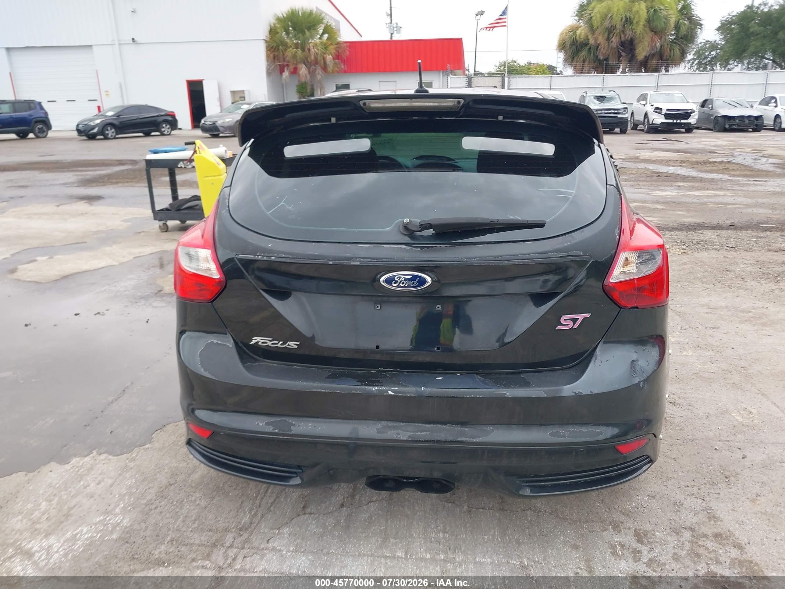 2014 Ford Focus St   Black vin: 1FADP3L95EL227625