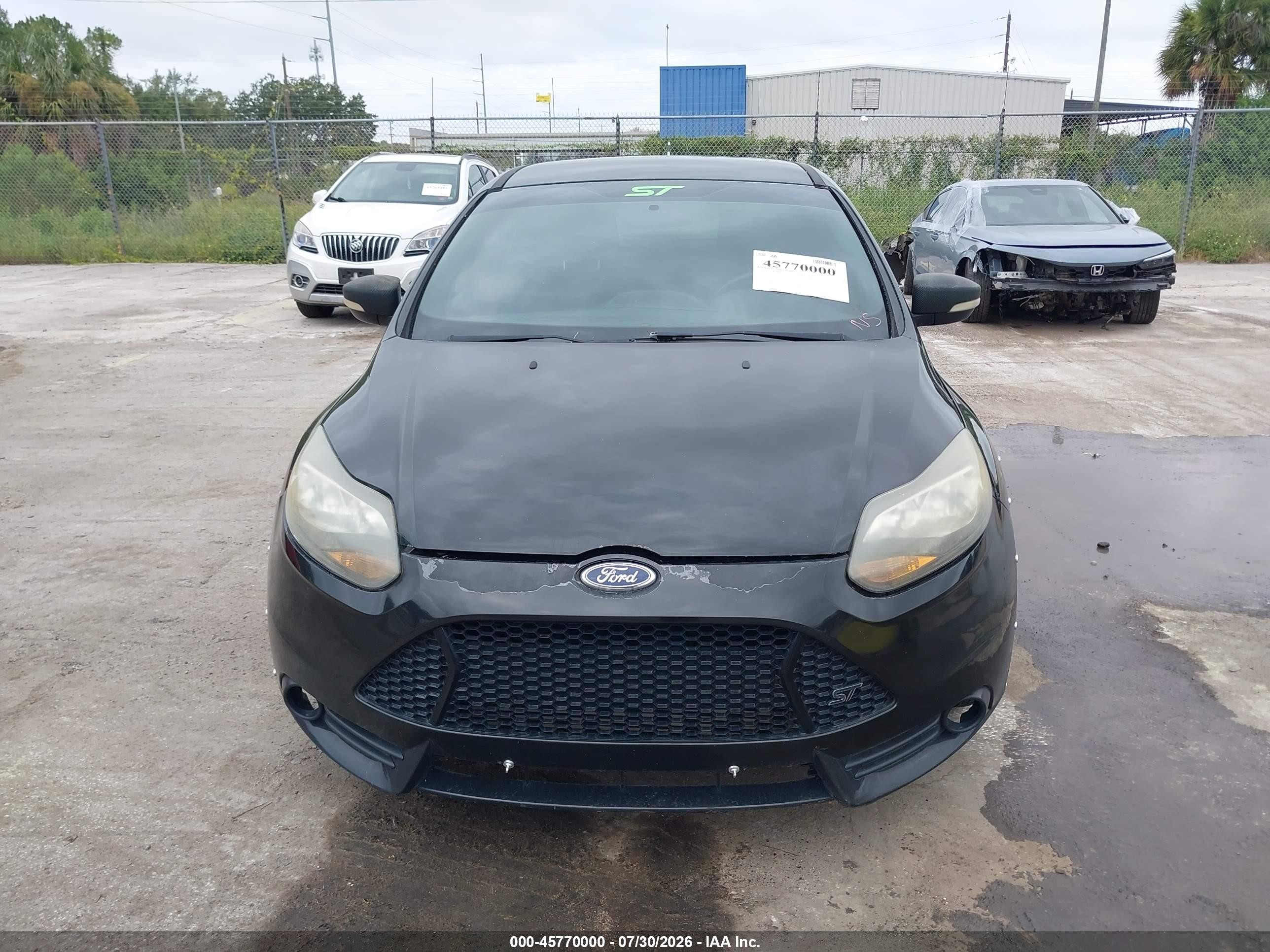 2014 Ford Focus St   Black vin: 1FADP3L95EL227625
